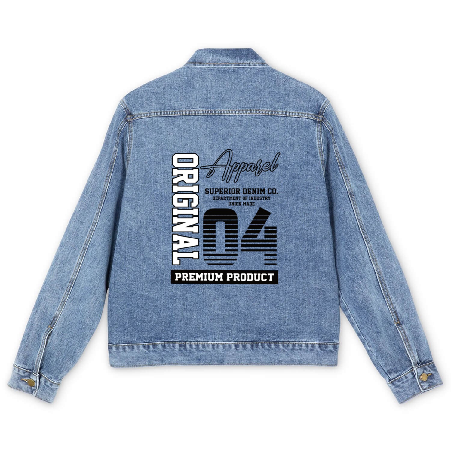 2004 Vintage Birthday Vintage Gift Retro Men's Denim Jackets