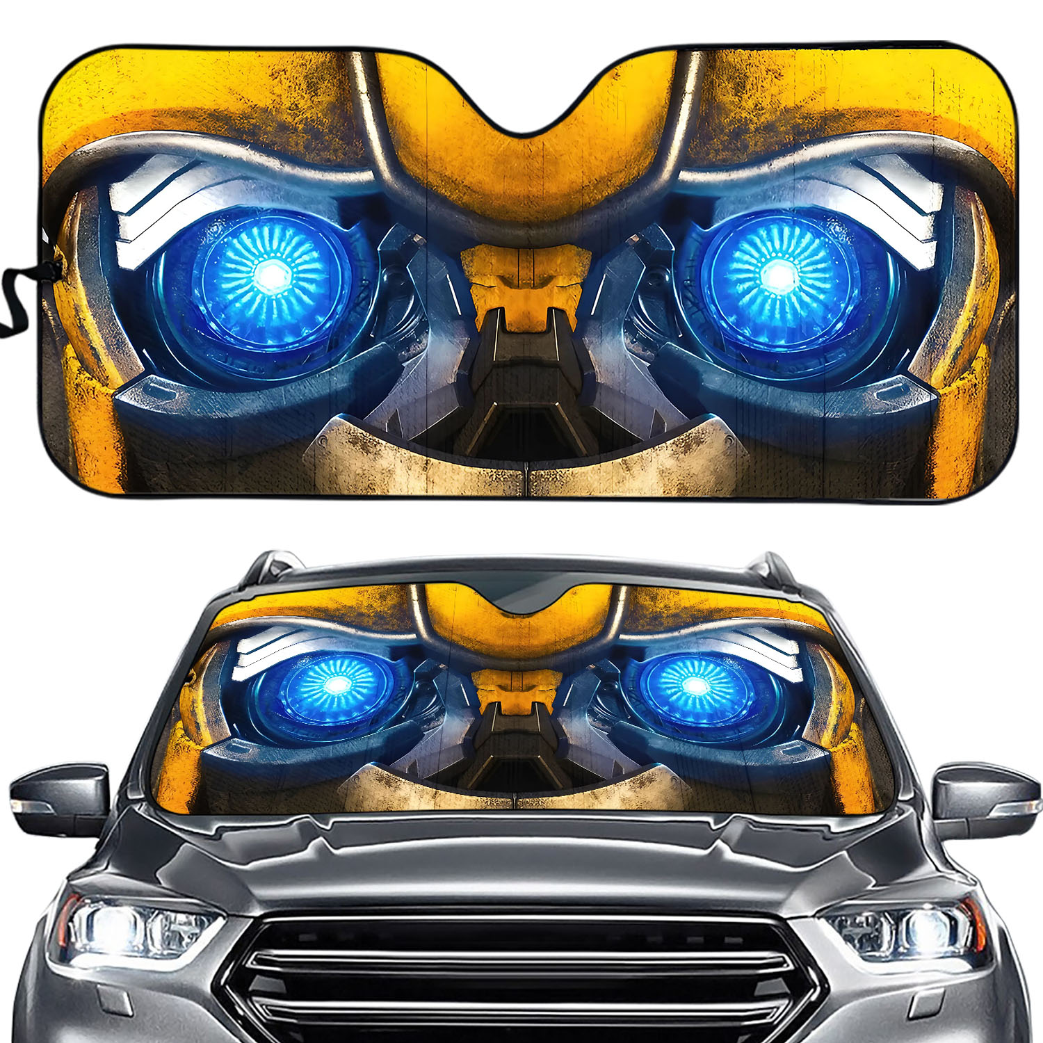 Bumblebee Car Sun Shade | Bumblebee Transformers Car Sunshade | Optimus Prime Transformers Car Sunshade Car