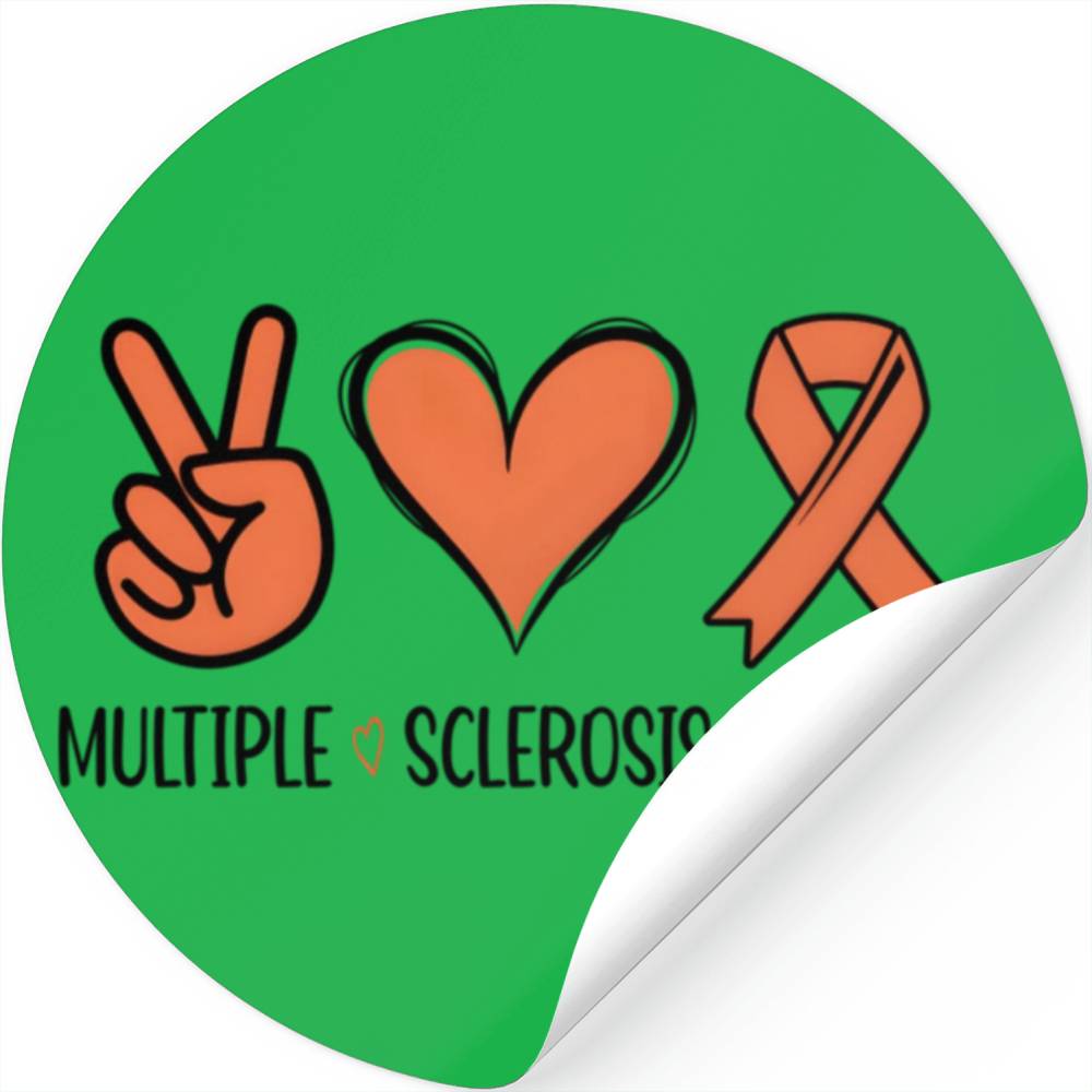 Multiple Sclerosis Fighter Stickers