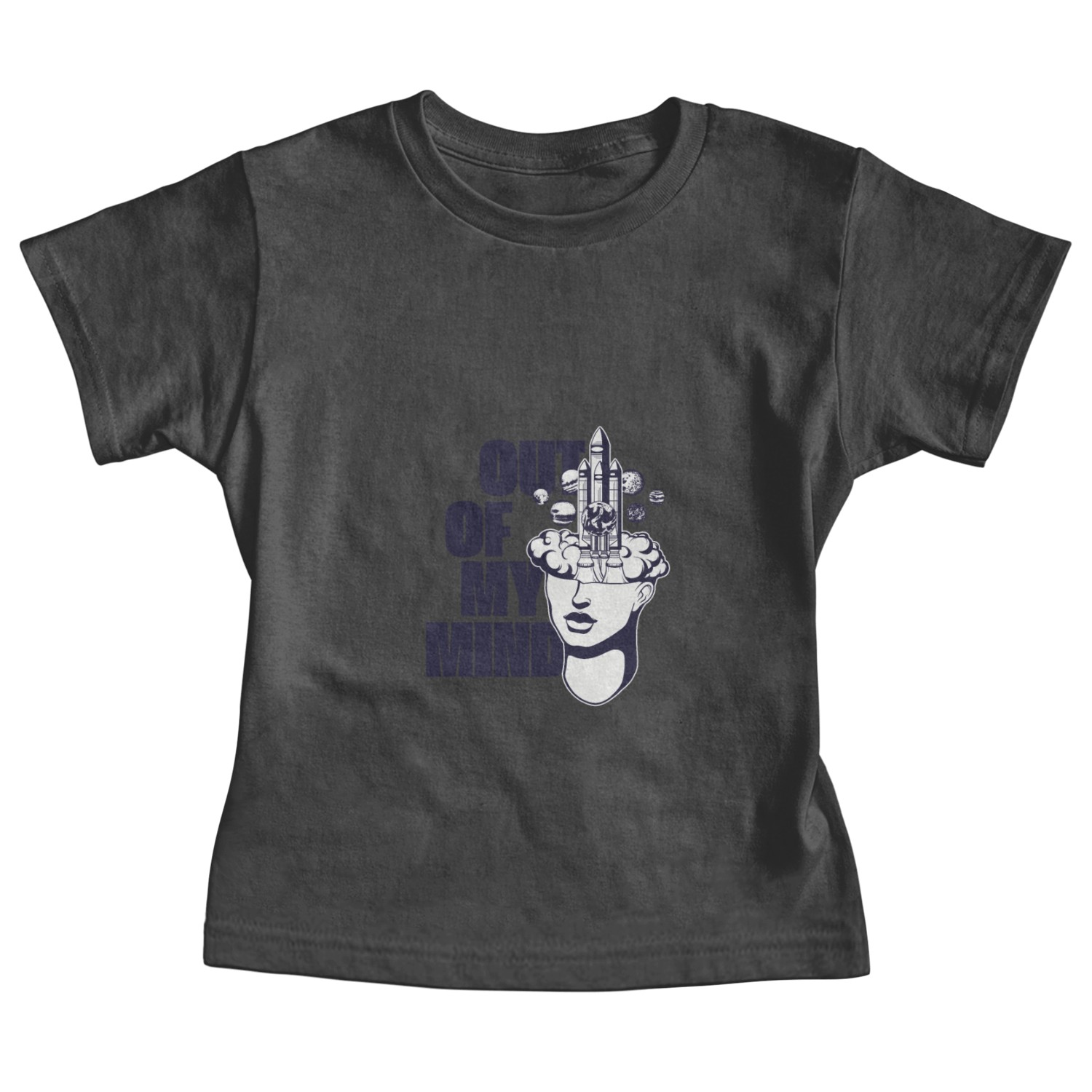 Bold Type Out Of My Mind Baby Tees