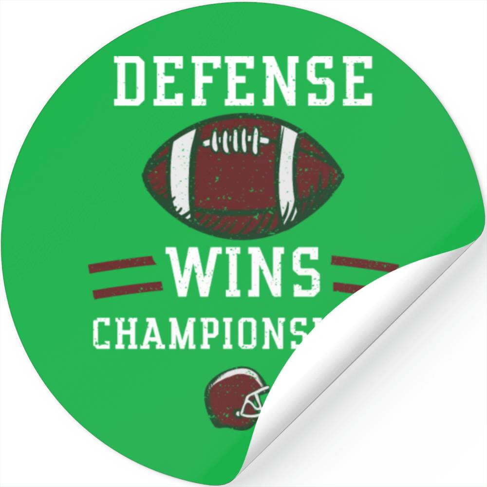 Defense Wins Championships Stickers