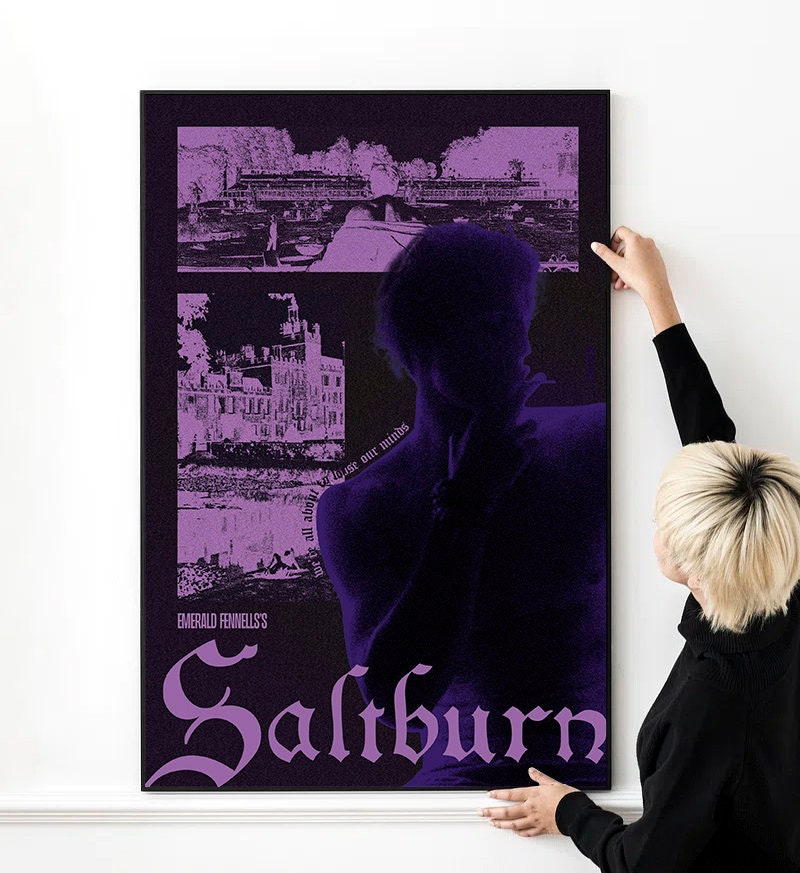 Saltburn (2023) Movie Poster High Quality Print Photo Wall Art Canvas Cloth Multi size