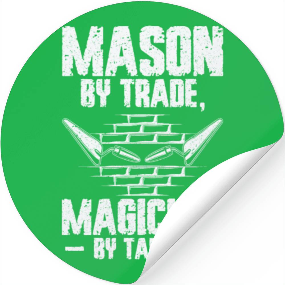 Bricklayer Brick Mason Masonry Stickers