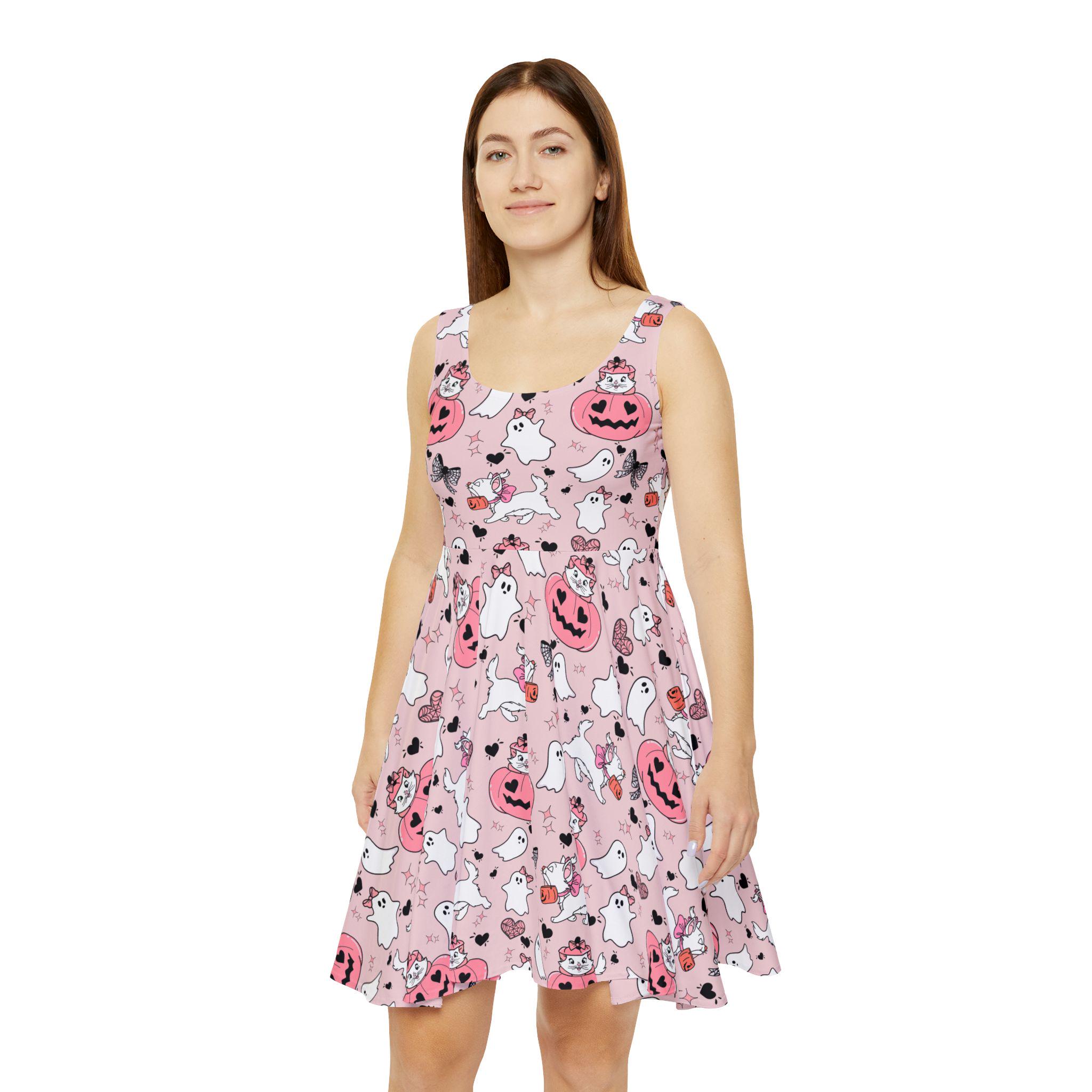 Trick or Treat Marie Skater Dress for Women Halloween Outfit