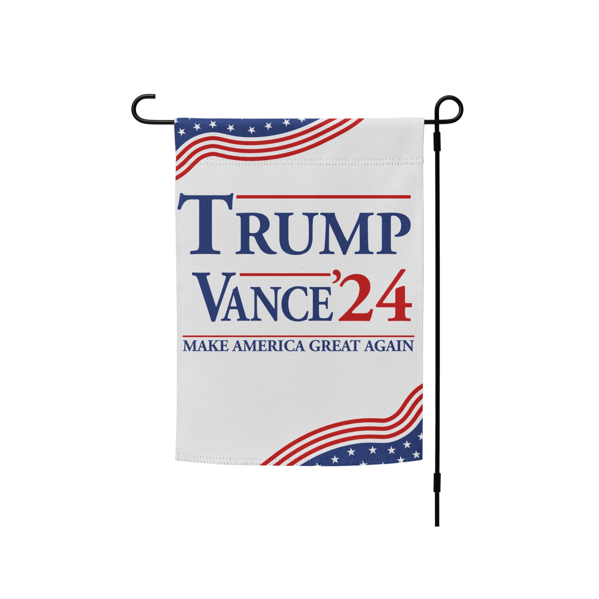 Donald Trump & J.D. Vance 2024 Garden Flag, Trump 2024 Flag, MAGA Garden Flag