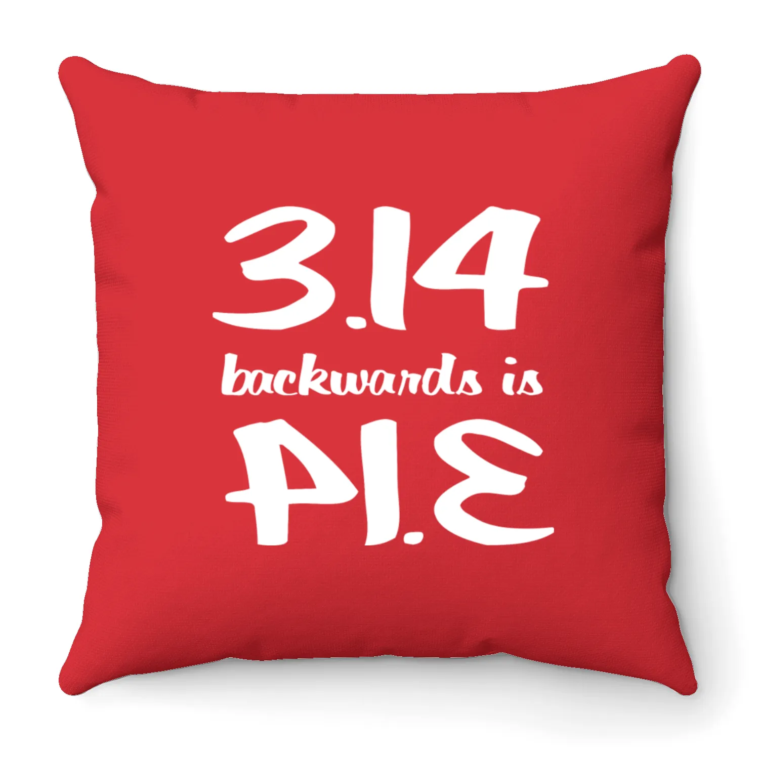Pi - Pi Backwards is Pi Throw Pillows