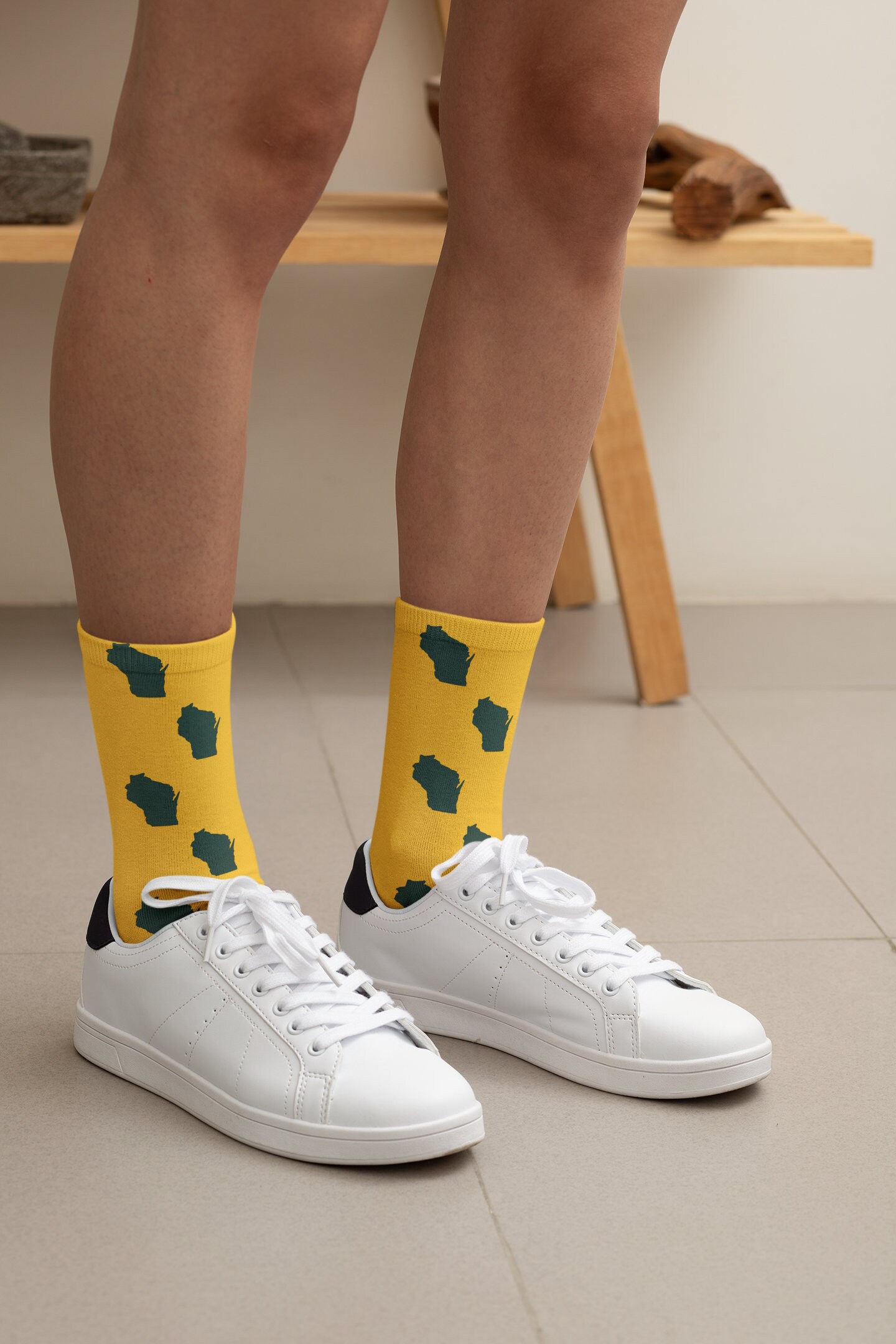 Green Bay Game Day Outfit Socks for Men and Women Socks for Fans College Acceptance Graduate Alumni Gift Sock for Groomsmen Fathers Day Gift