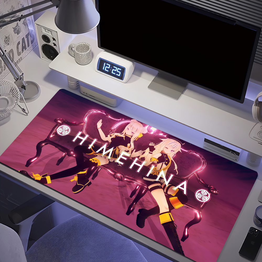 HIMEHINA Anime Mouse Pad Anti-fray Home Custom Ergonomic Office Rubber Large Desk Mat Keyboard PC Non-slip
