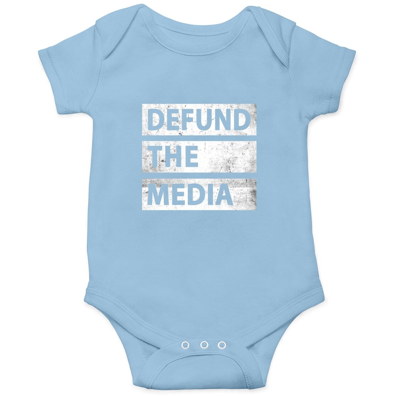Defund The Media Political Fake News Baby Bodysuit