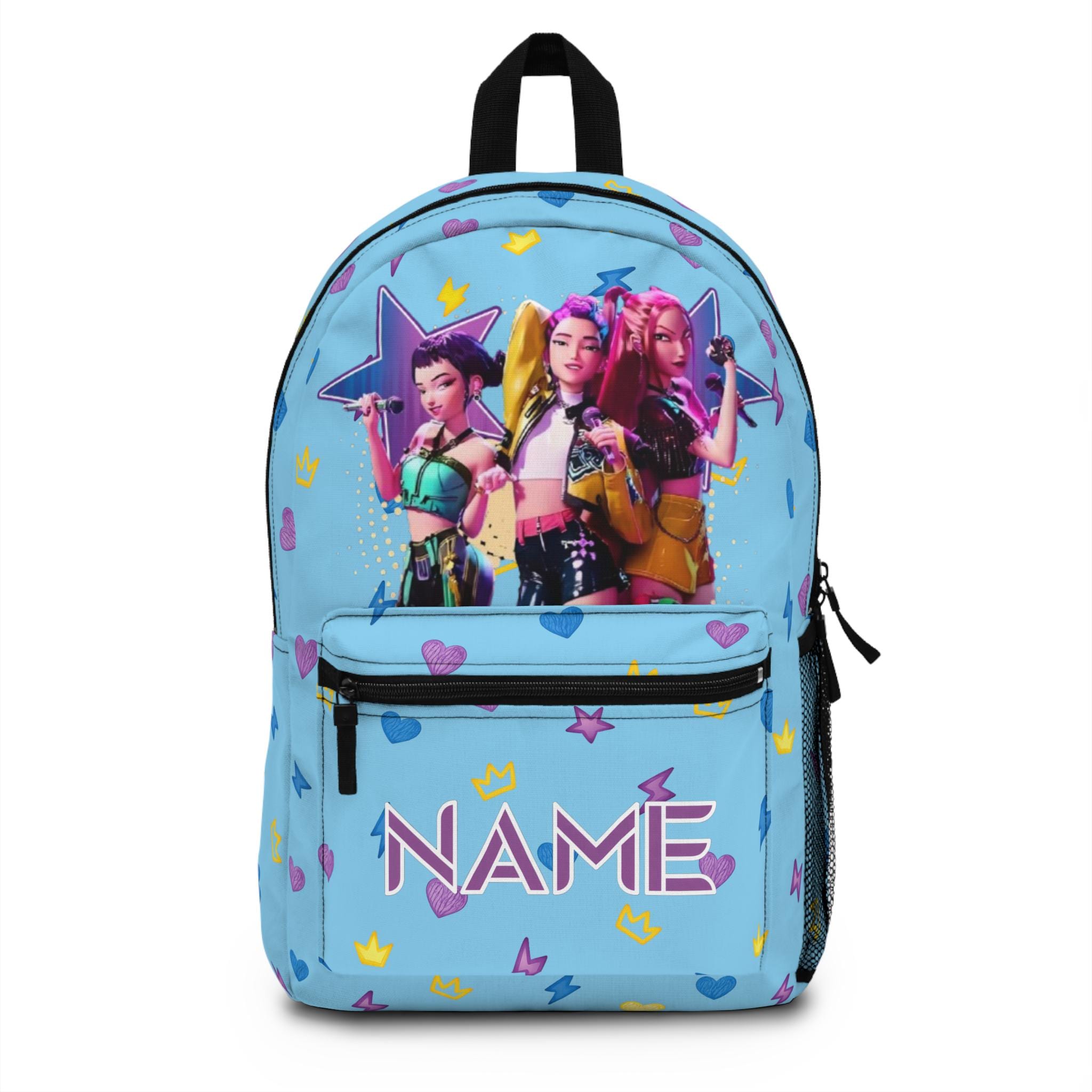 Customizable K-Pop Demon Hunter Backpack, Personalized Anime Bookbag, Back to School Fan Gift