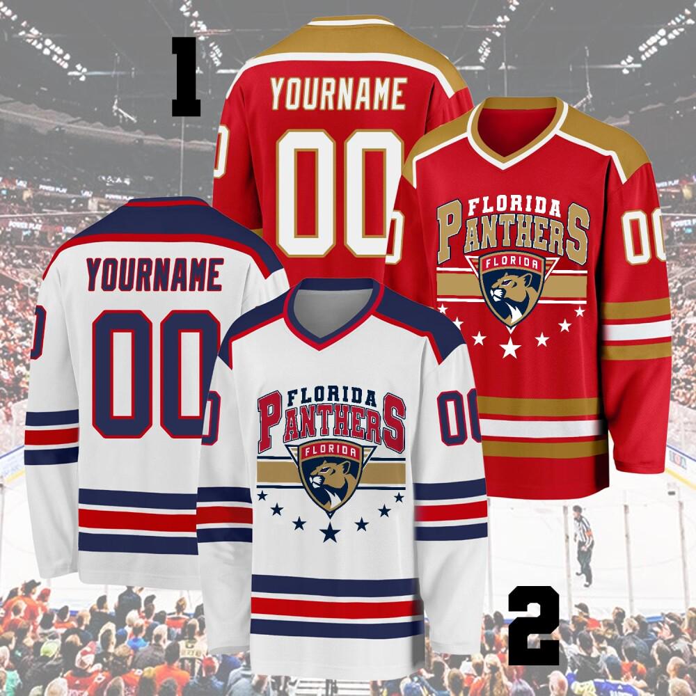 Personalized Florida Hockey Team Jersey, Custom Panthers Hockey Jersey, Gift For Fan, Jersey For Adult And Kids, Hockey Lovers