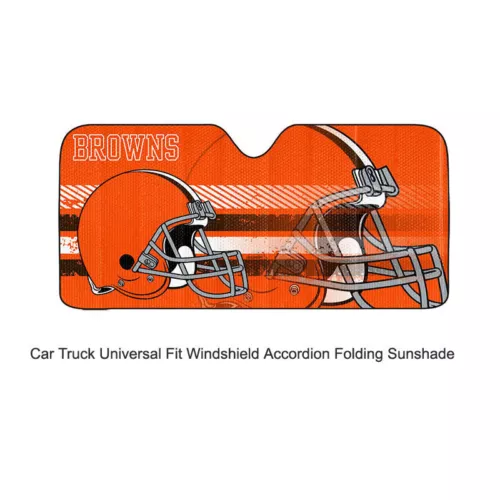 football Cleveland Browns Car Truck Front Windshield Accordion SunShade Large Size