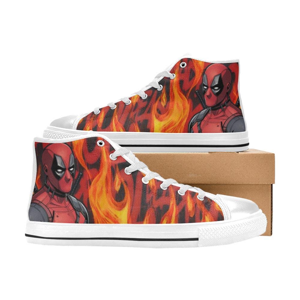 Deadpool High Top Shoes