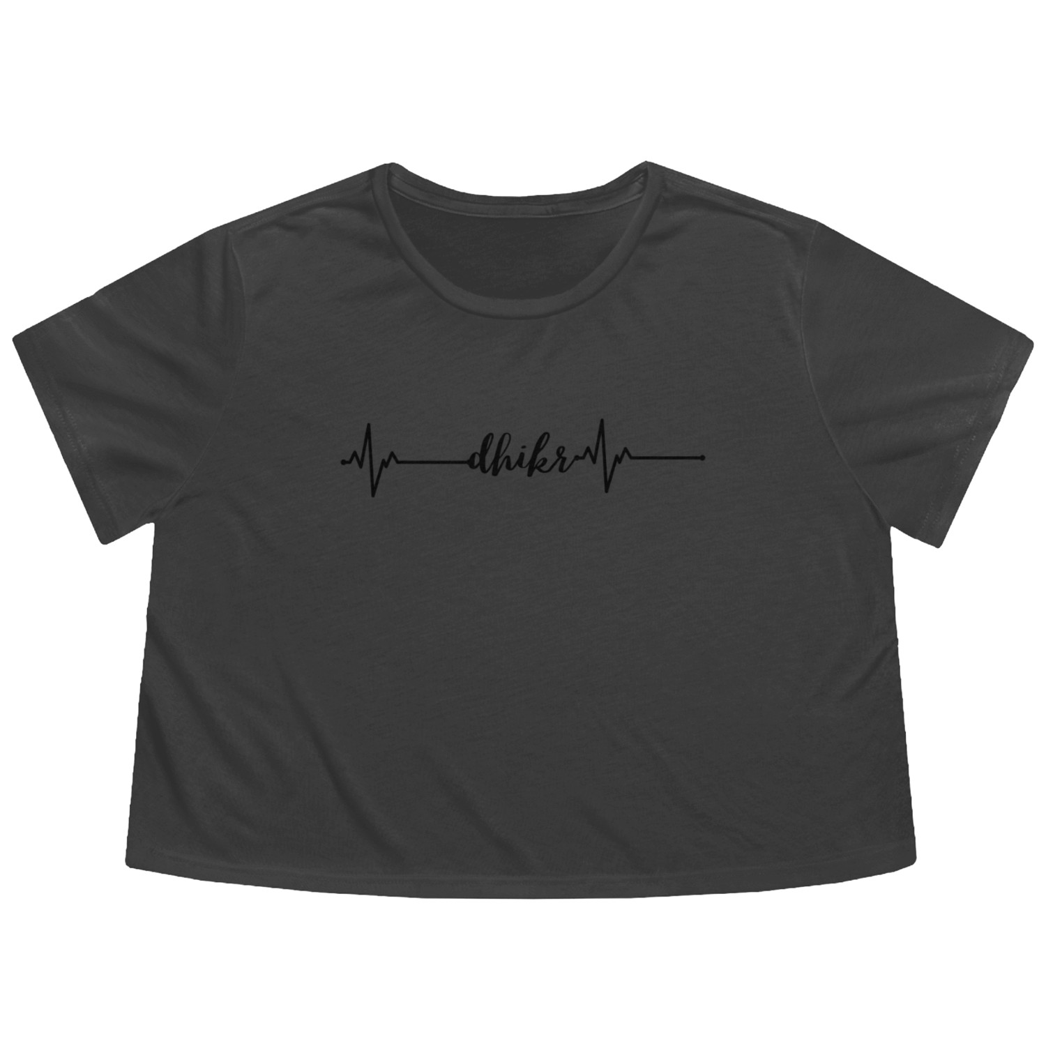 Dhikr, | remembering Allah | Designs for muslims Flowy Cropped Tees