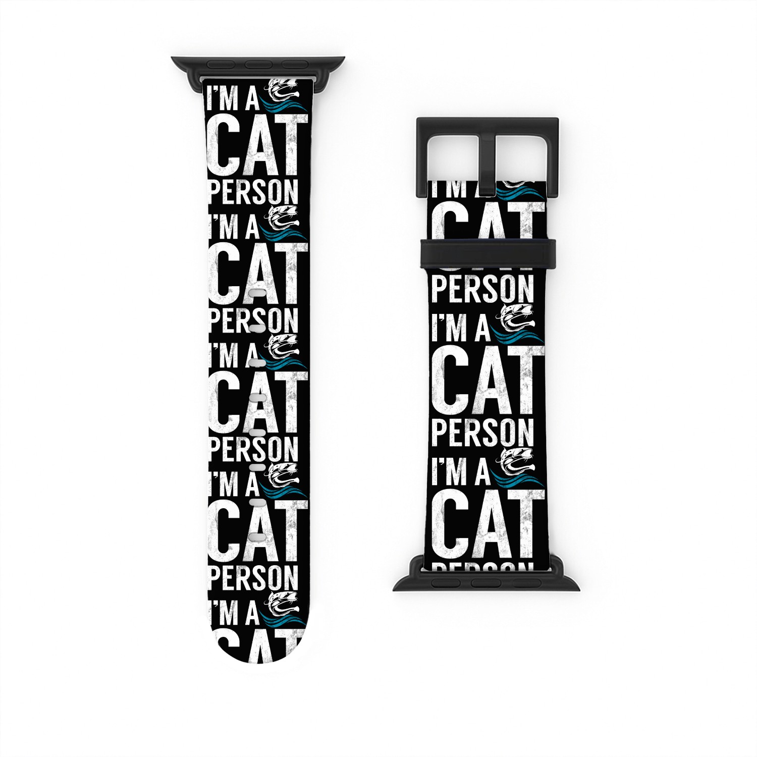 Im A Cat Person Catfish Catfishing Angler Noodler Watch Bands For Apple Watch