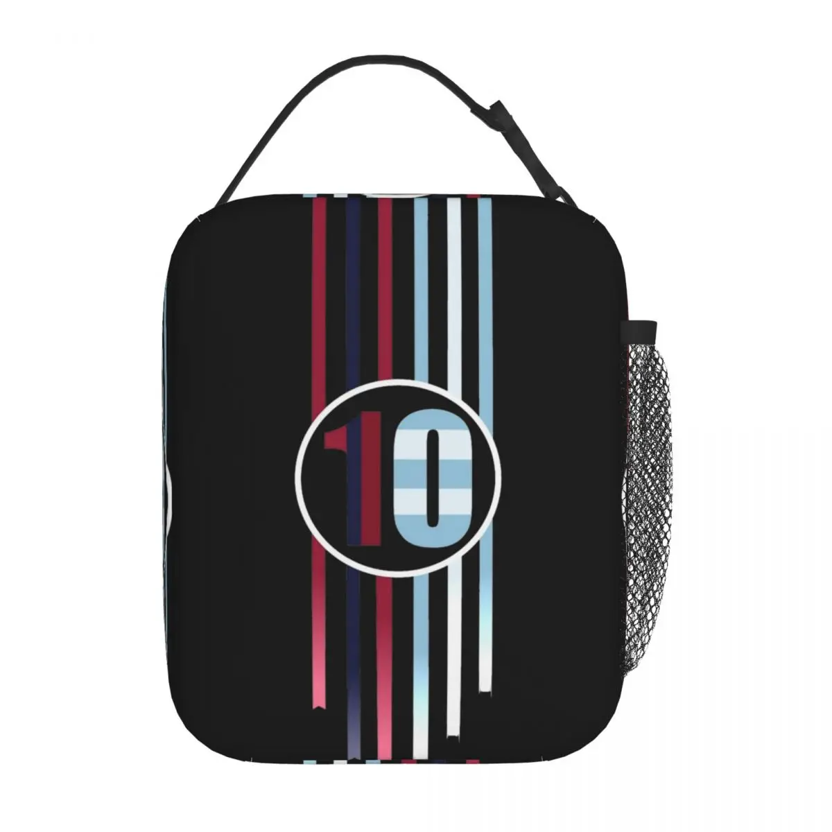 Messis 10 Football Soccer Lunch Bag, Portable Food Container Bags, Cooler Thermal Food Box, Back To School Gift