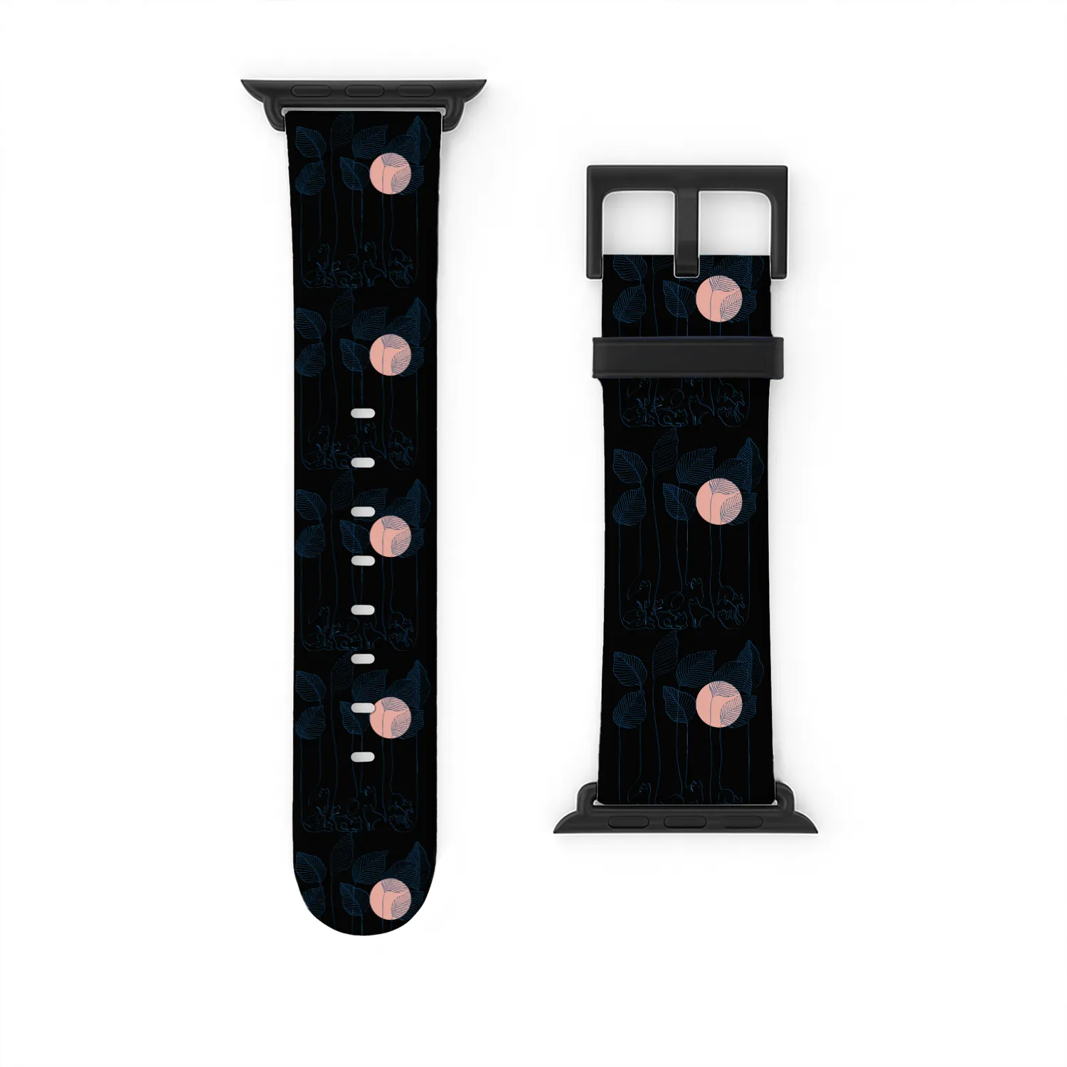 Cat and Plant 40 Watch Bands For Apple Watch