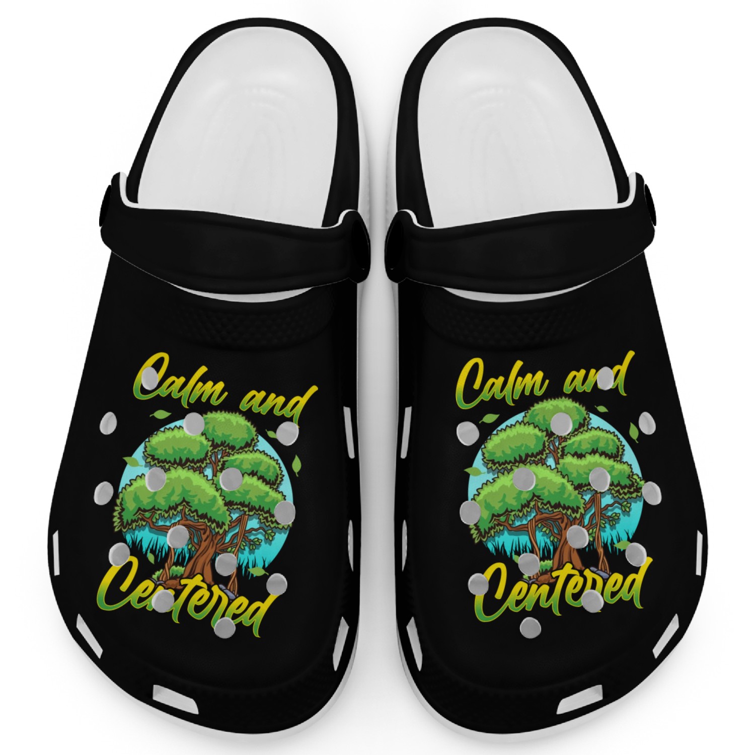 Nature Calm And Centered Clogs