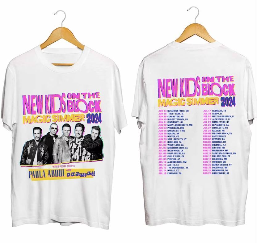 Retro NK on The Block Magic Summer 2024 Tour T-Shirt