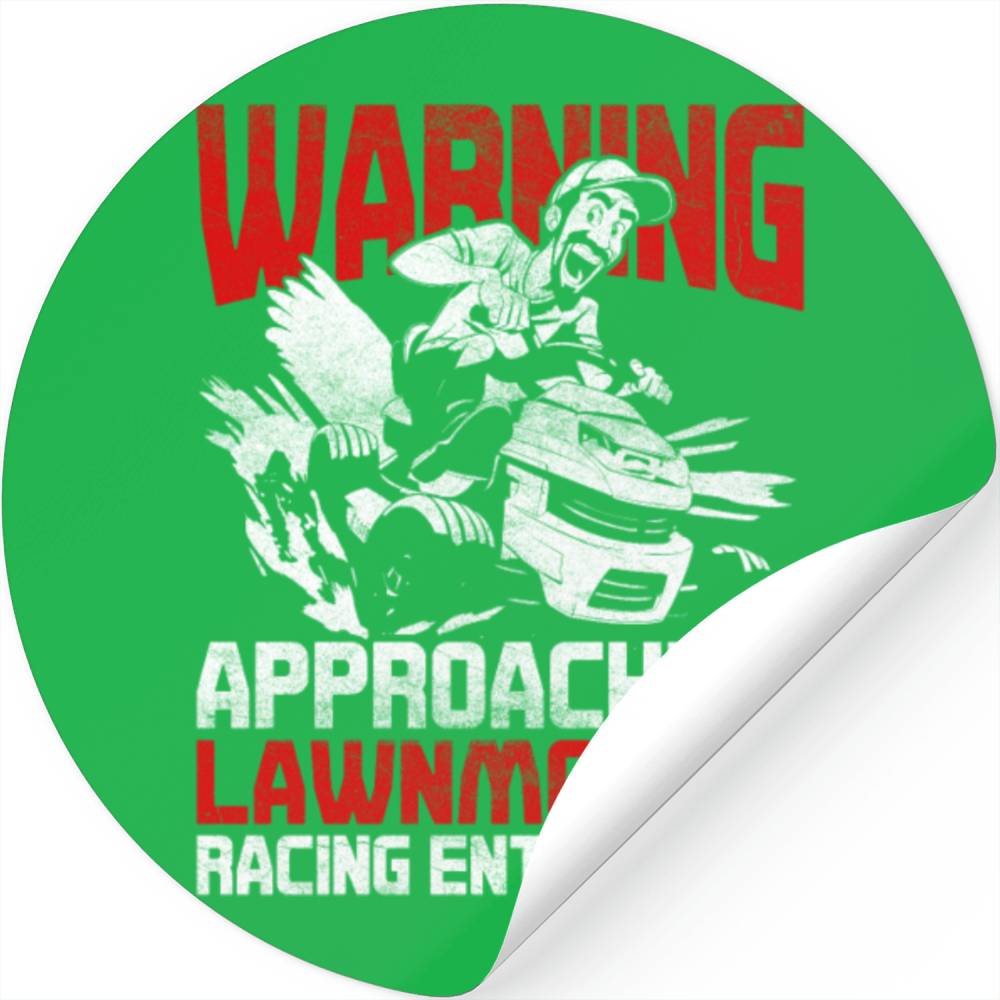 Lawn Mower Racing Lawnmower Enthausiast Stickers