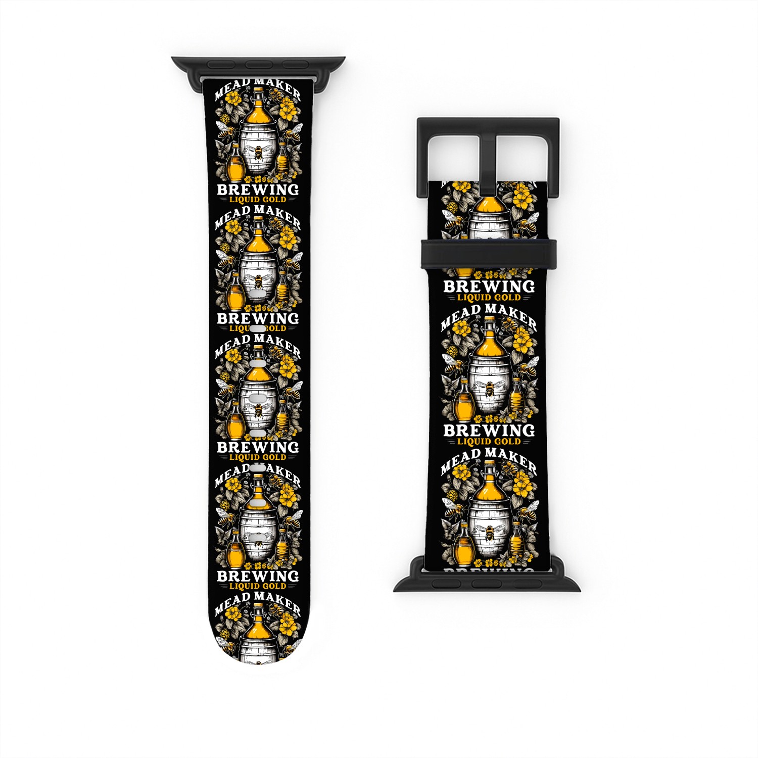 Beekeeping Bee Honey Wine Producer Mead Maker Watch Bands For Apple Watch