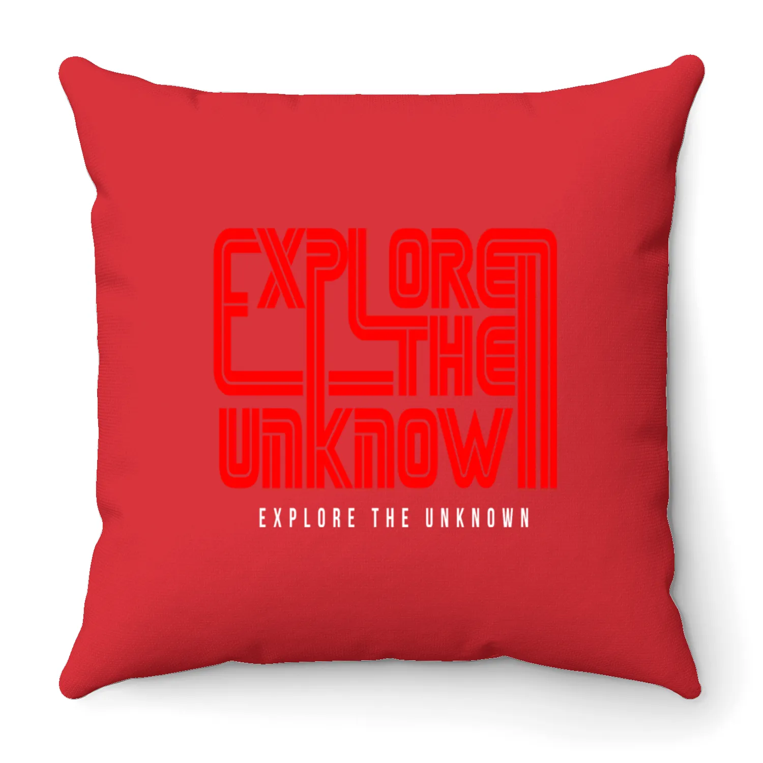 Explore The Unknown Throw Pillows