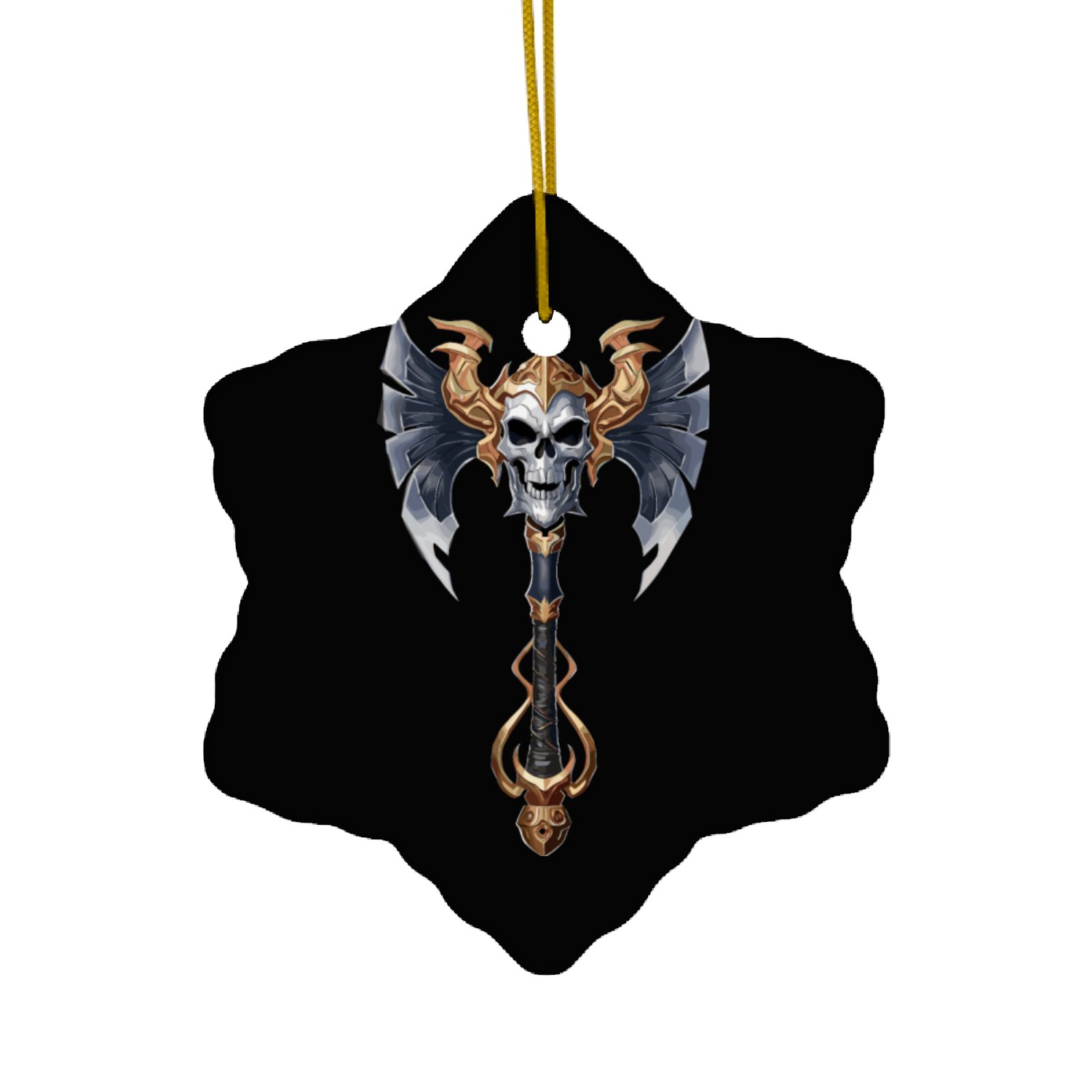 Viking ax for a Viking Northman Ceramic Ornaments
