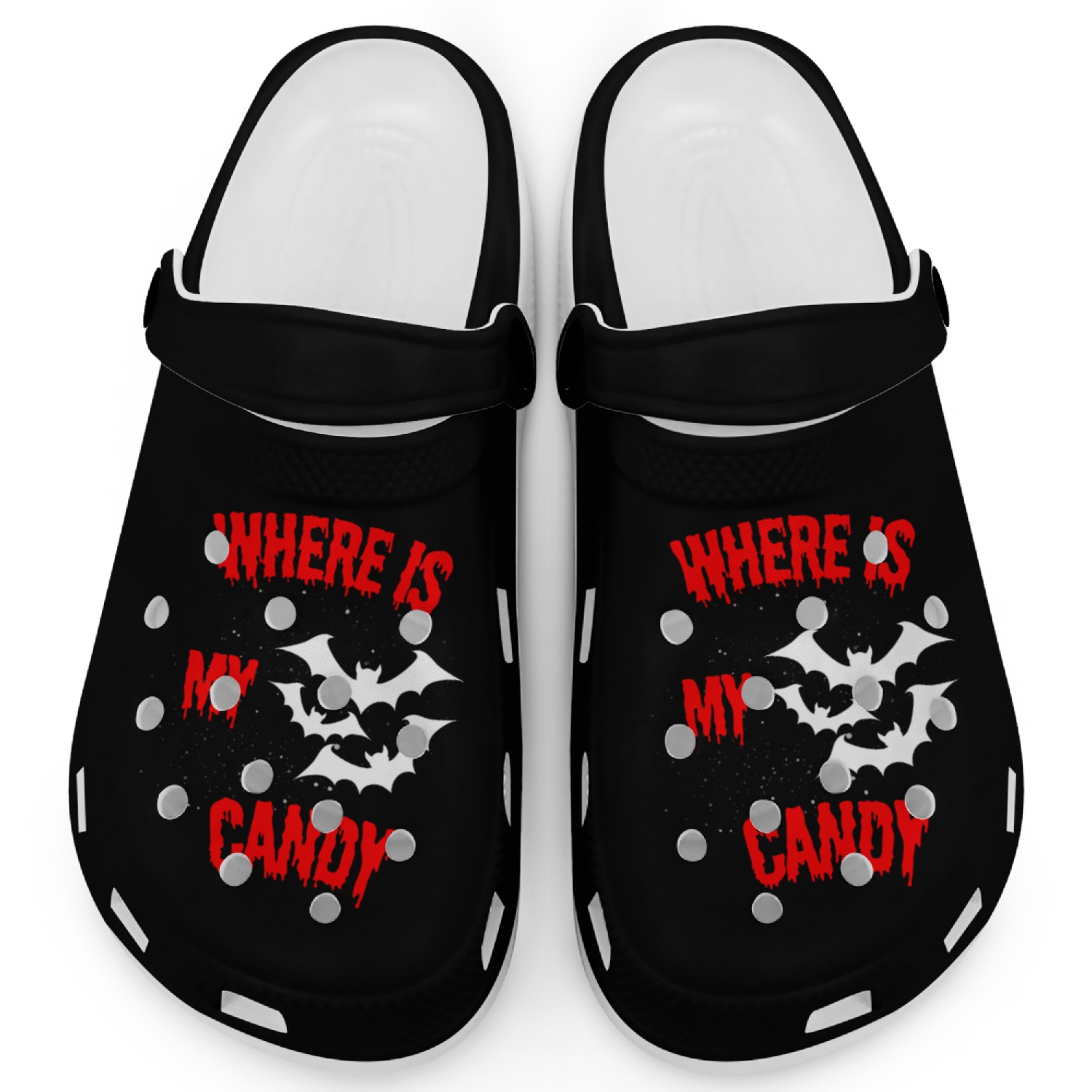 “Spooky Vibes Only - Fun Halloween Clogs for All Age