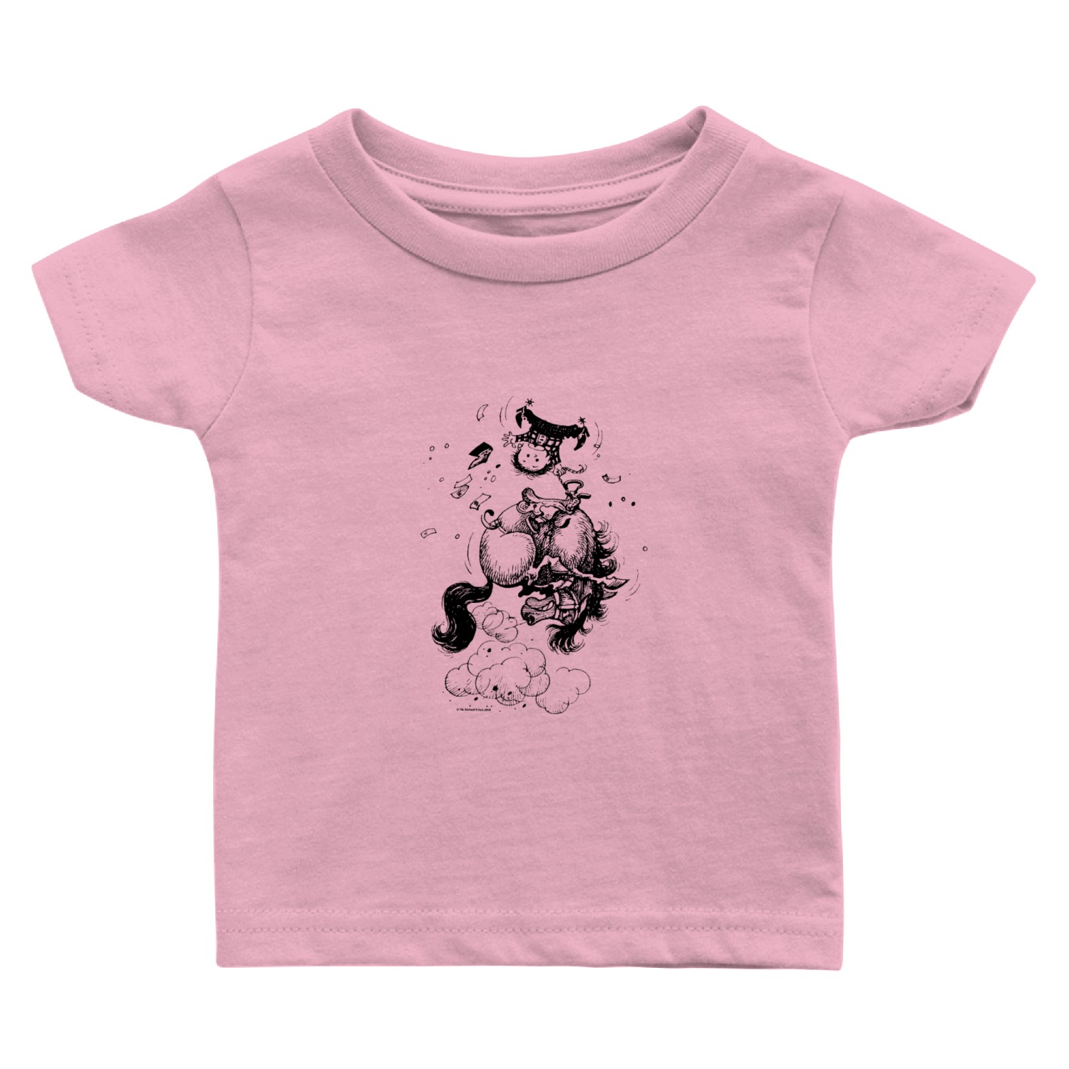 Thelwell Jumping Rodeo Western Pony Baby T Shirts