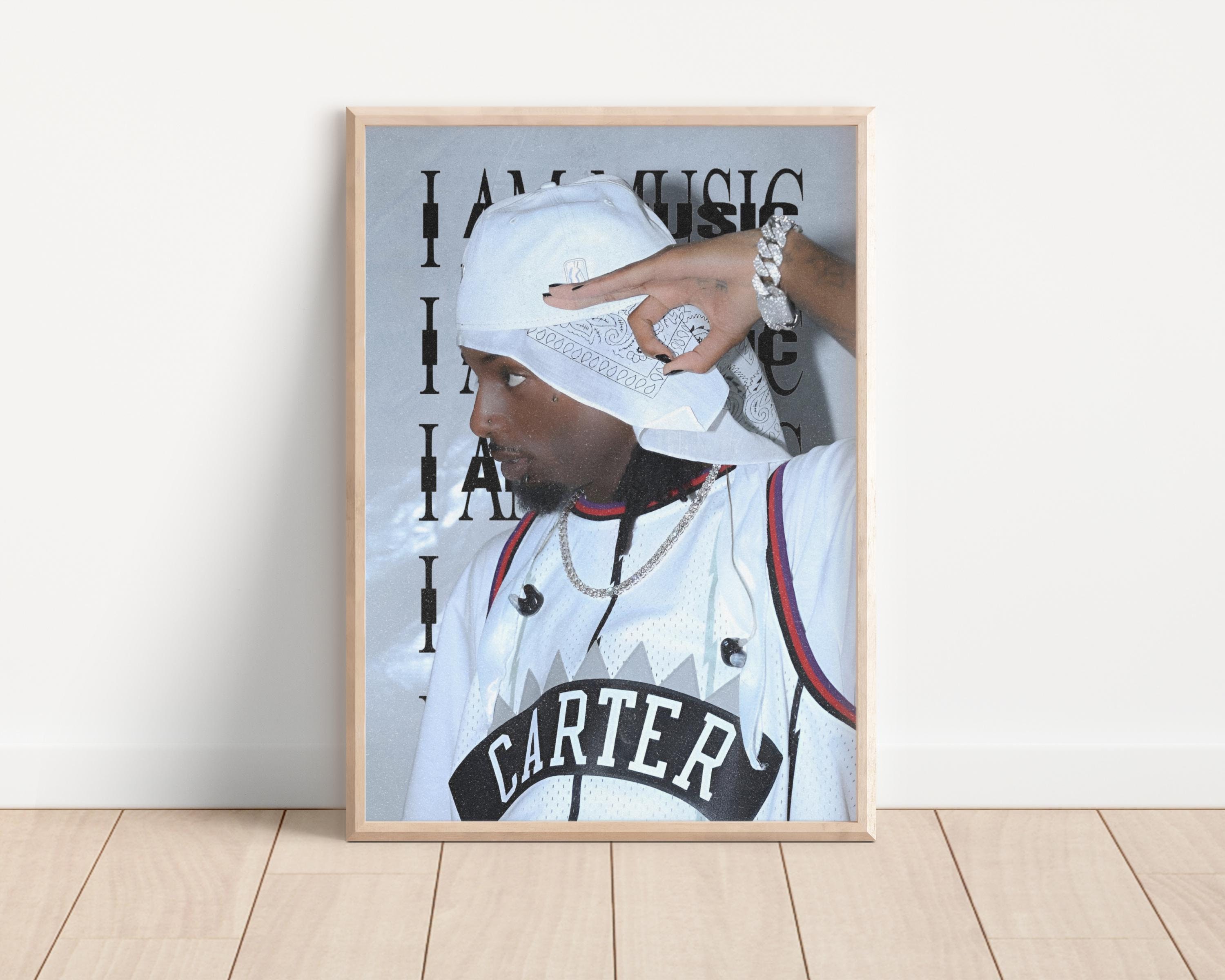Playboi Carti Poster I Playboi Carti I AM MUSIC Album Poster Wall Art I Playboi Carti Whole Lotta Red Poster I Wall Art