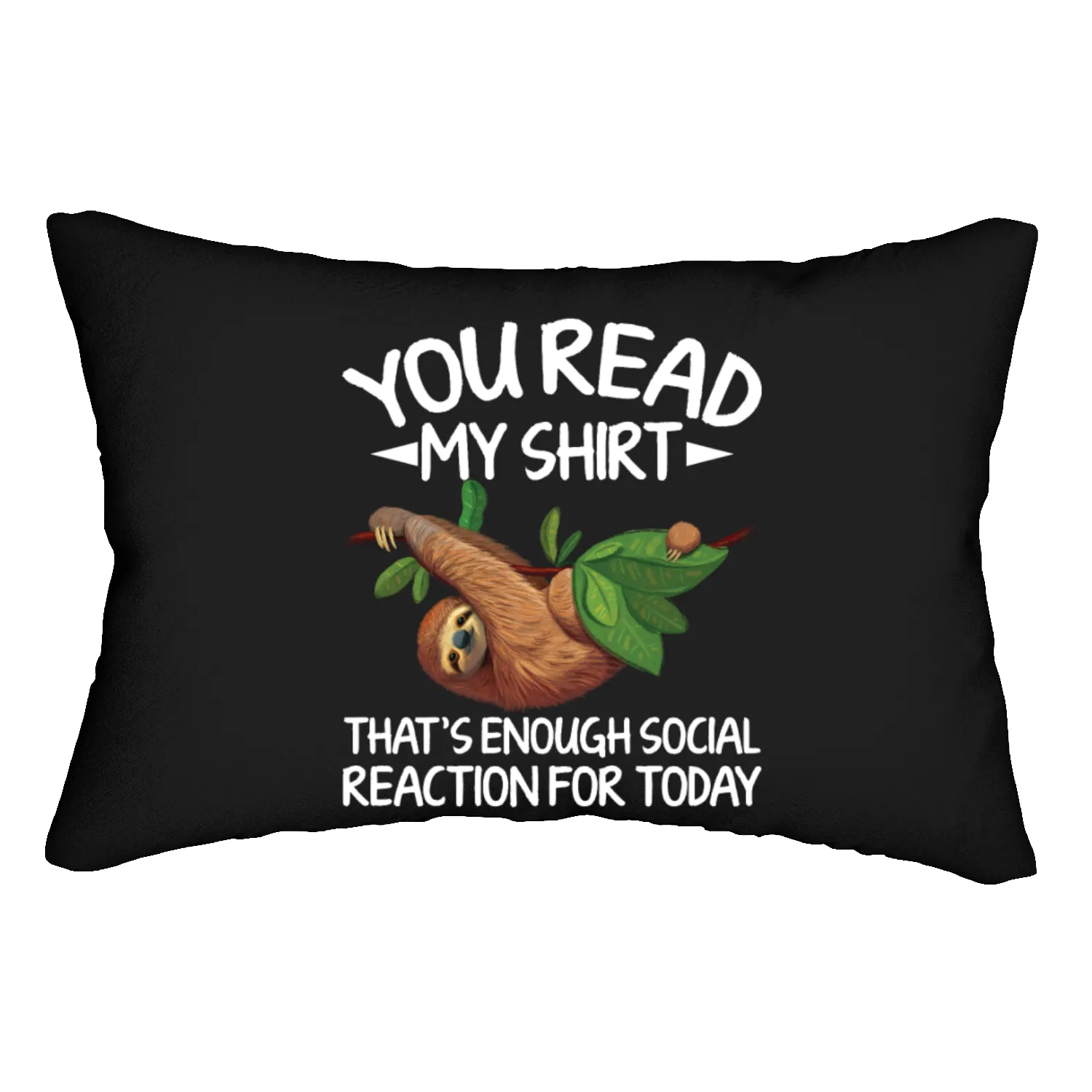 You Read My Lumbar Pillows That's Enough Social Reaction