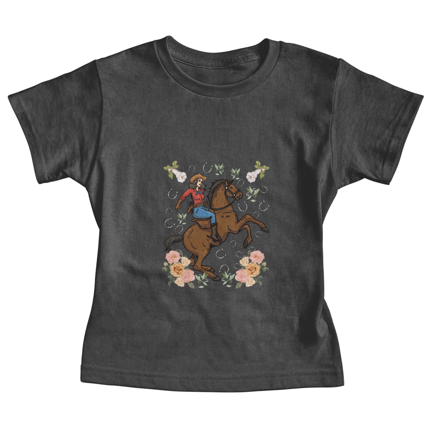 Wild Flowers Wild Horses Women's Wild Horses Baby Tees