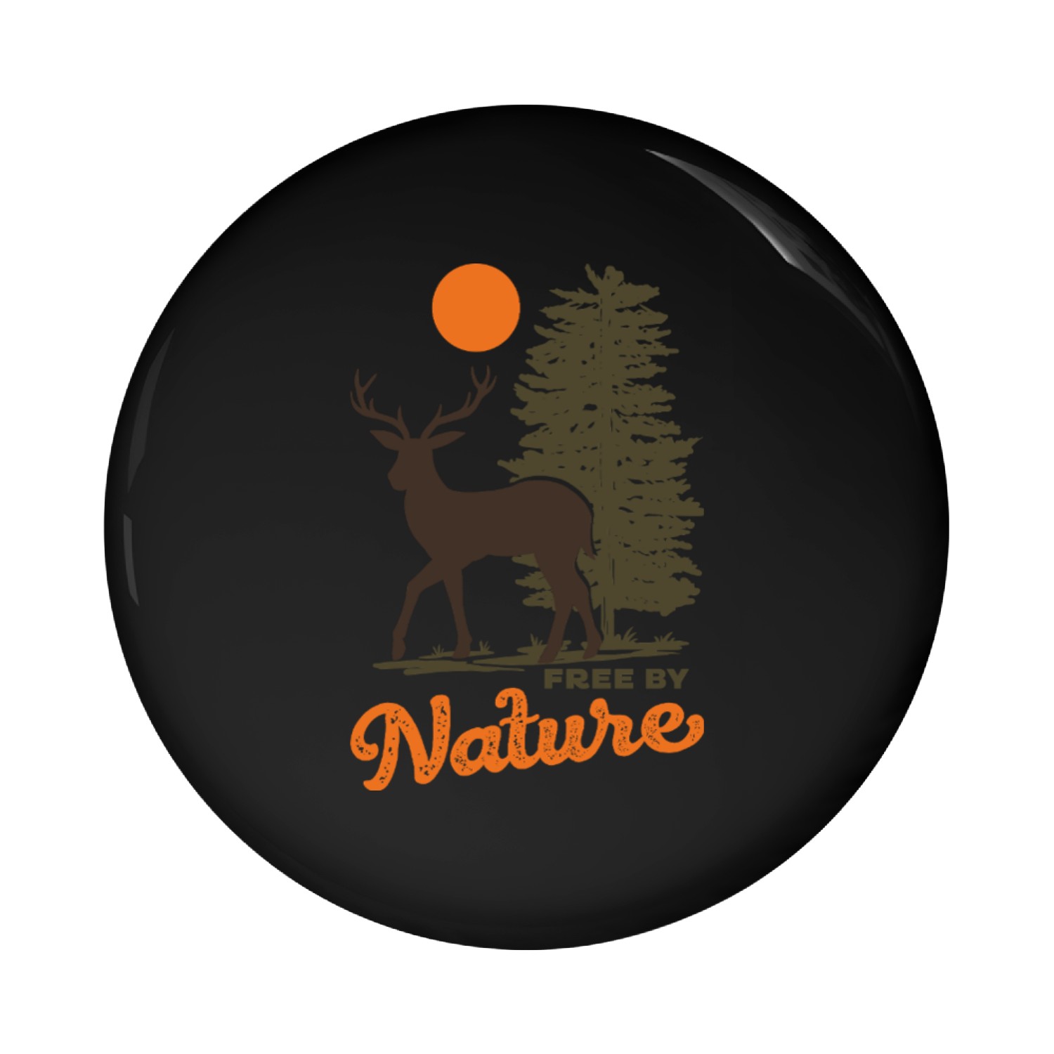 Free by Nature Pin Buttons