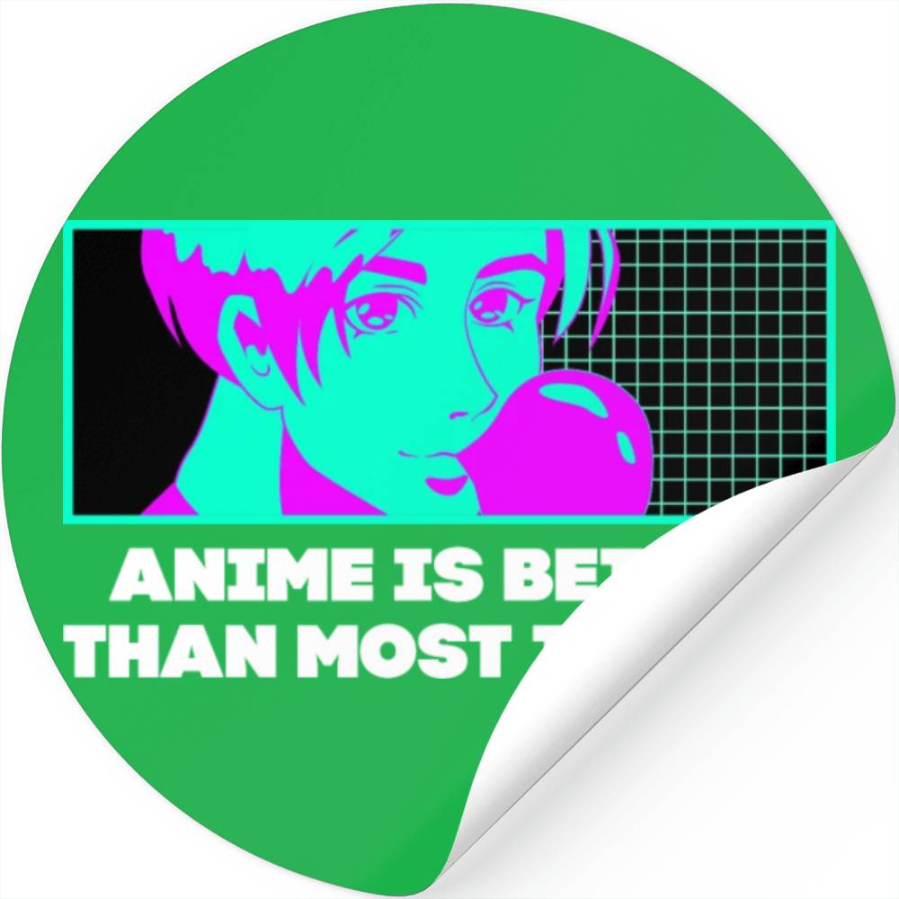 Anime Better Than Most Things Japanese Anime Lover Stickers