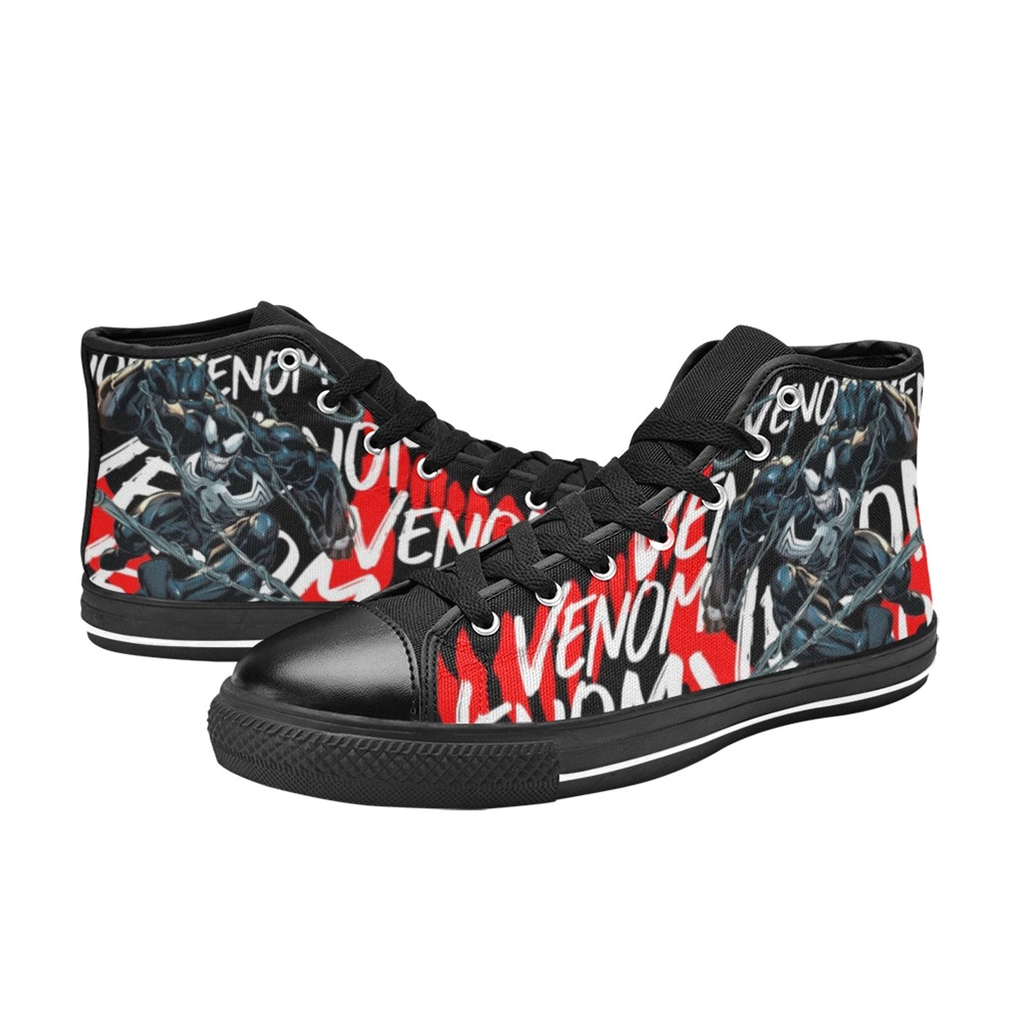 Venom High-Top Canvas Sneakers