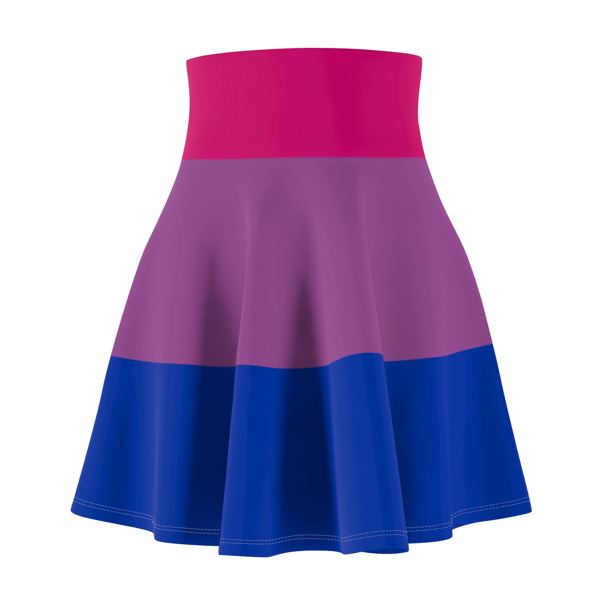 Bisexual Pride Flag Skater Skirt