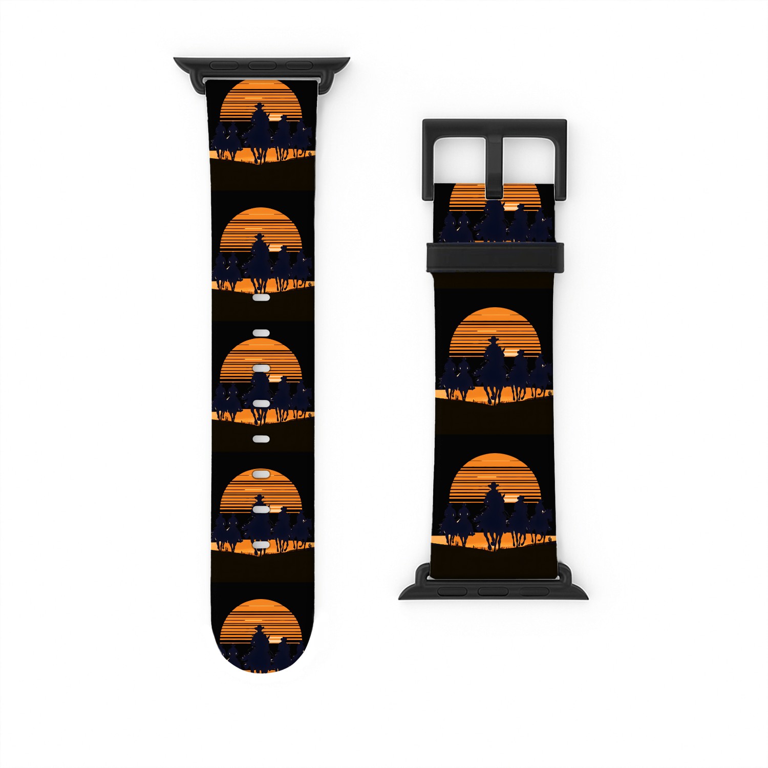 Western Sunset Cowboy Watch Bands For Apple Watch