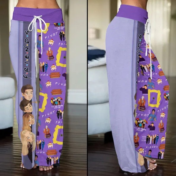FRIENDS 3D All Over Printed Music Tour Women Pajamas Pants