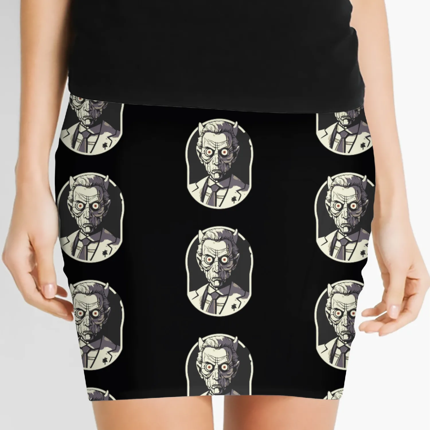 Principal Chief Satan of Nightmares Women's Mini Skirts