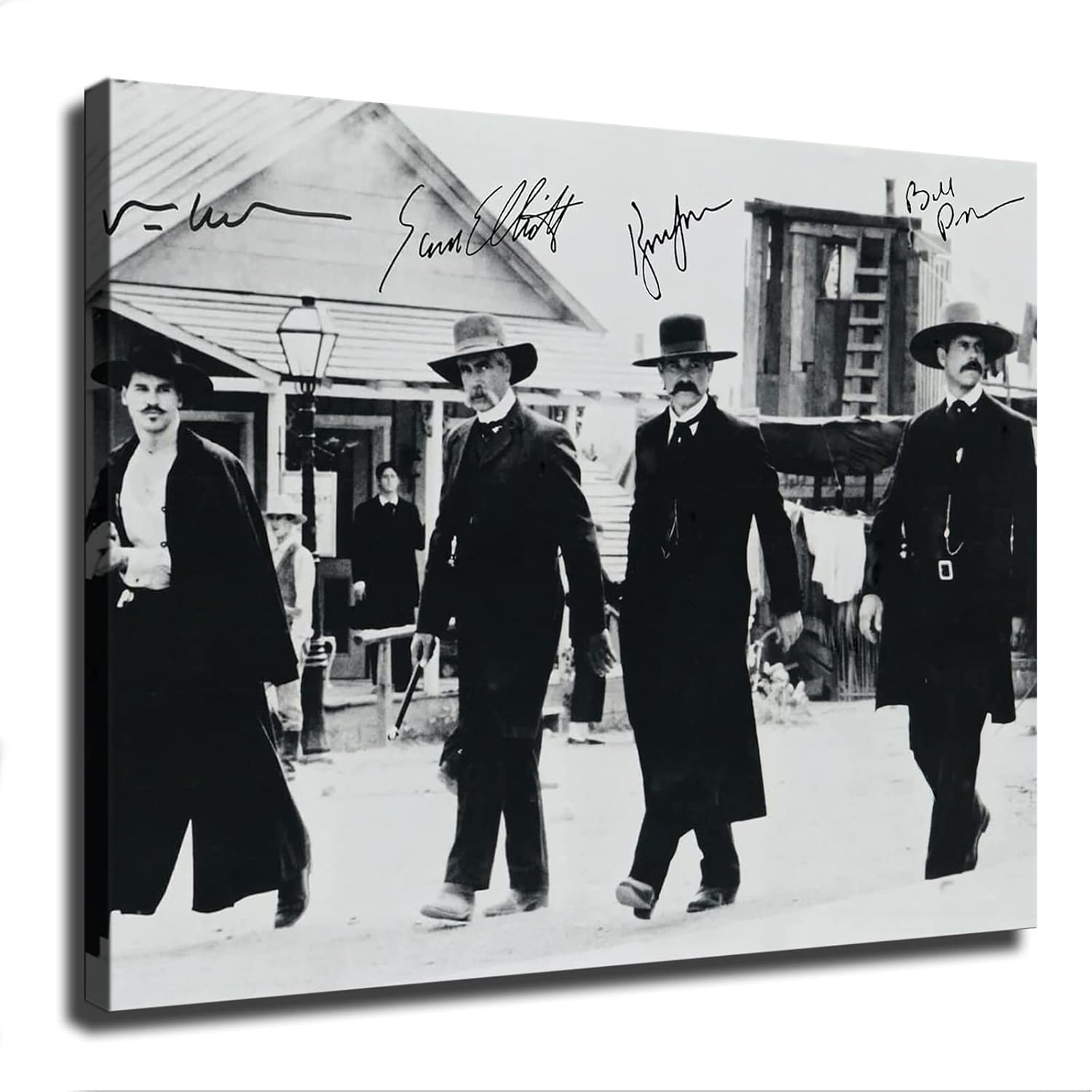 Tombstone Movie Poster Canvas Wall Art for Living Room Bedroom Frameless and Framed Decor