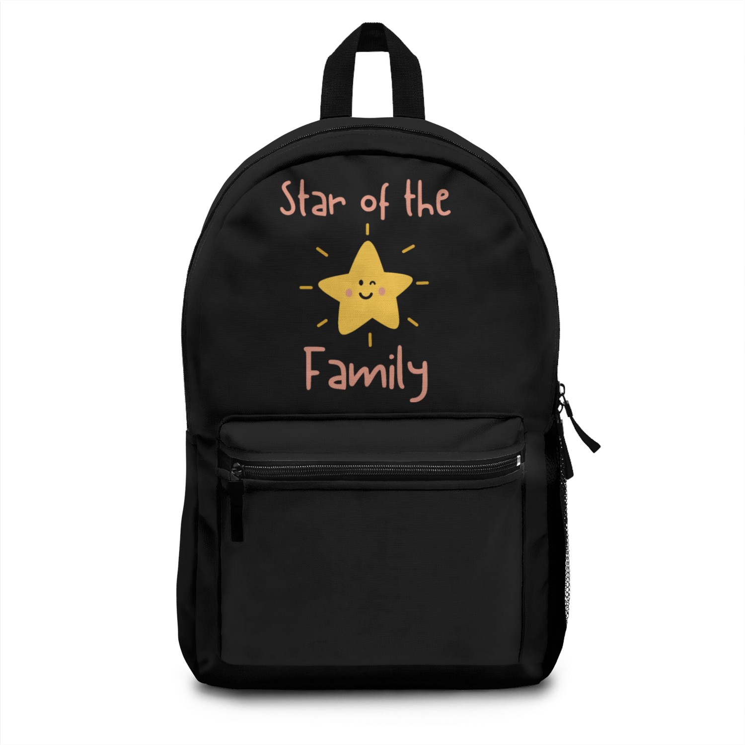 Star of the Family little laughing star cute gifts Backpacks