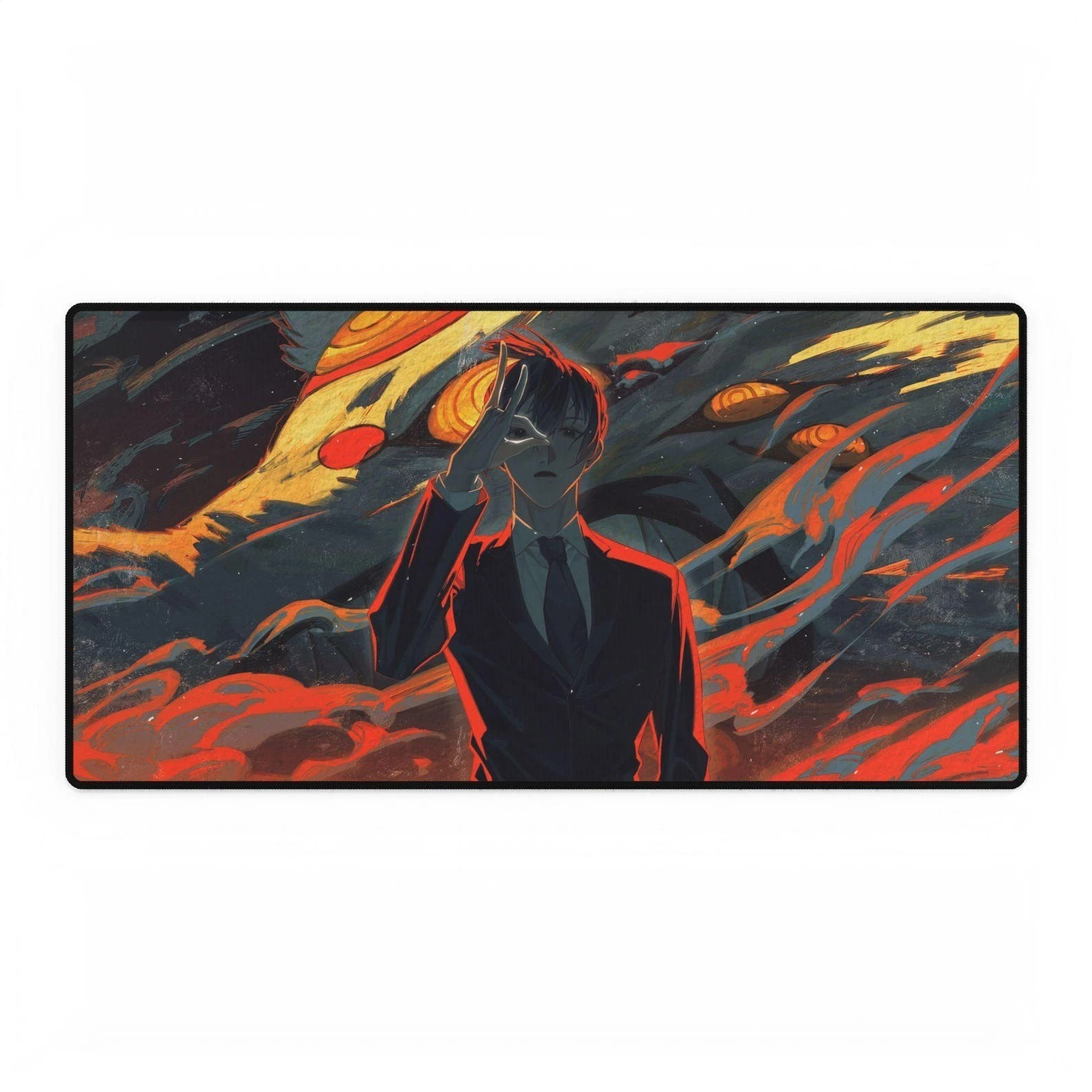Chainsaw Mousepad, Anime, Large, Desk Mat, Computer, Chainsaw, Accessory