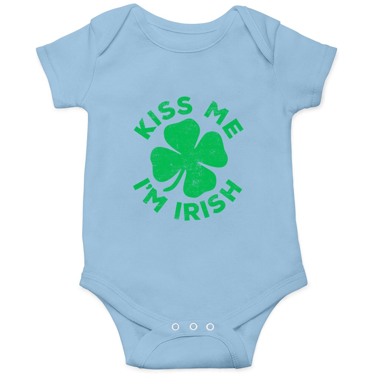 Kiss Me I'm Irish Baby Bodysuit Saint Patrick Day Gift Baby Bodysuit Baby Bodysuit
