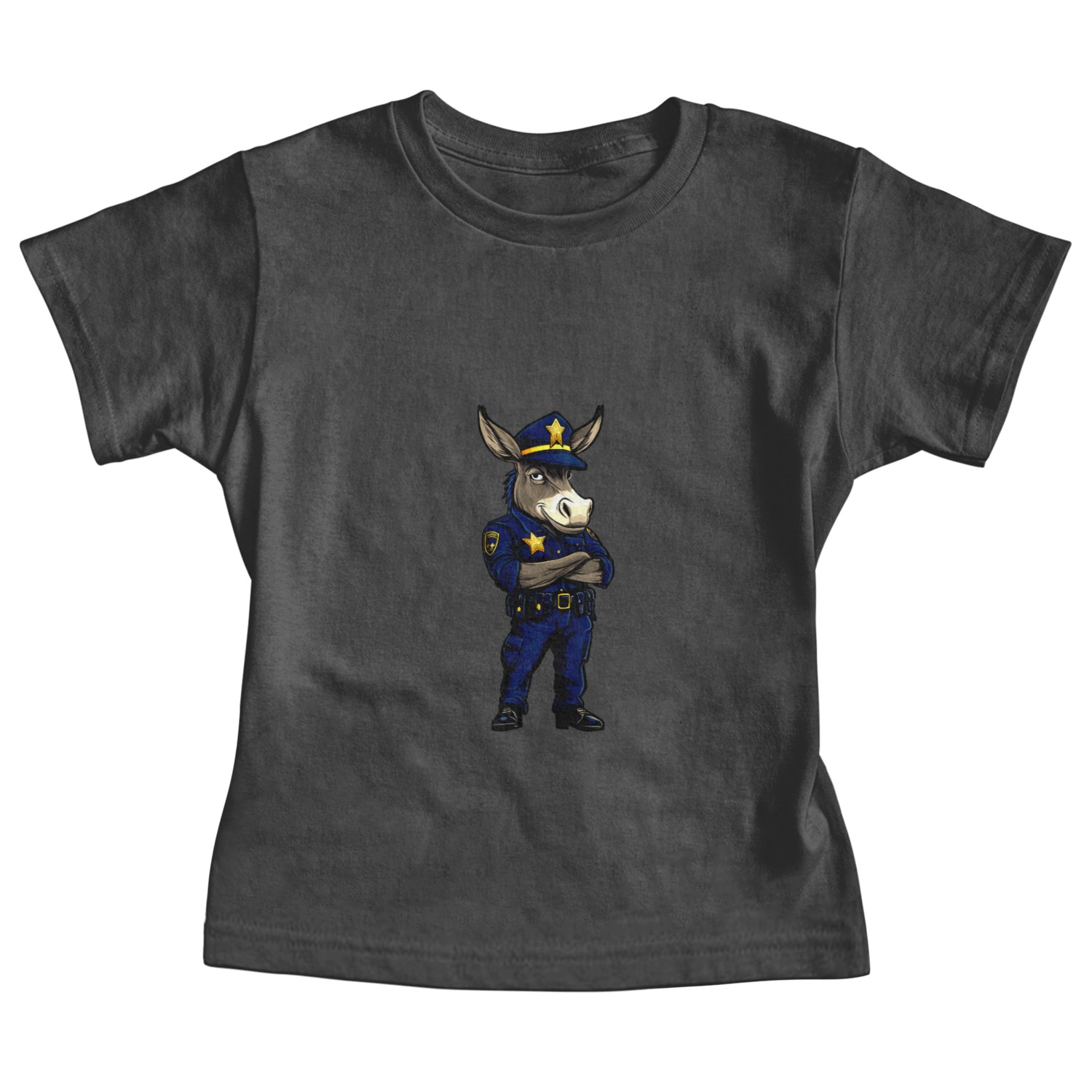 Police donkey Baby Tees