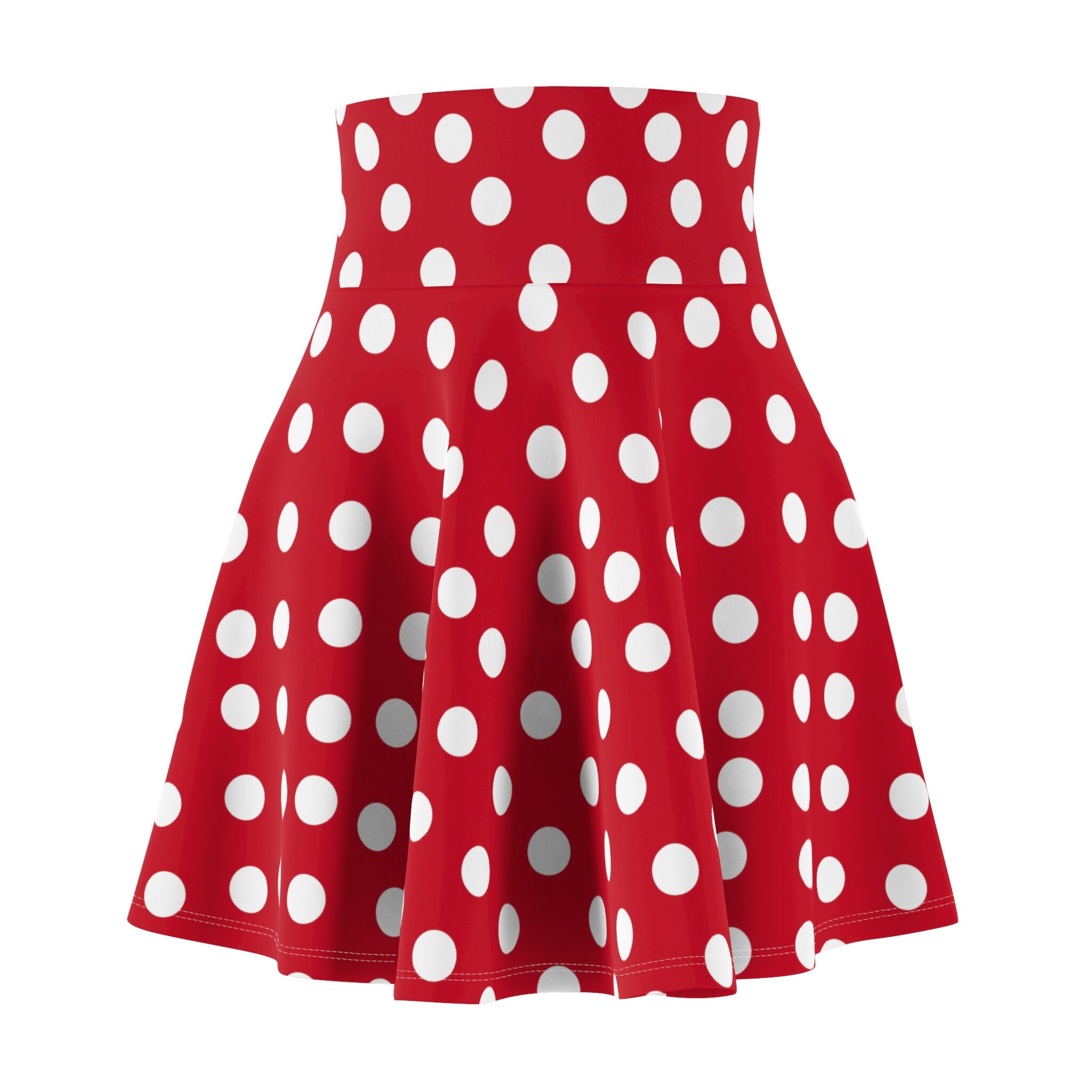 Polka Dot Women's Skater Skirt