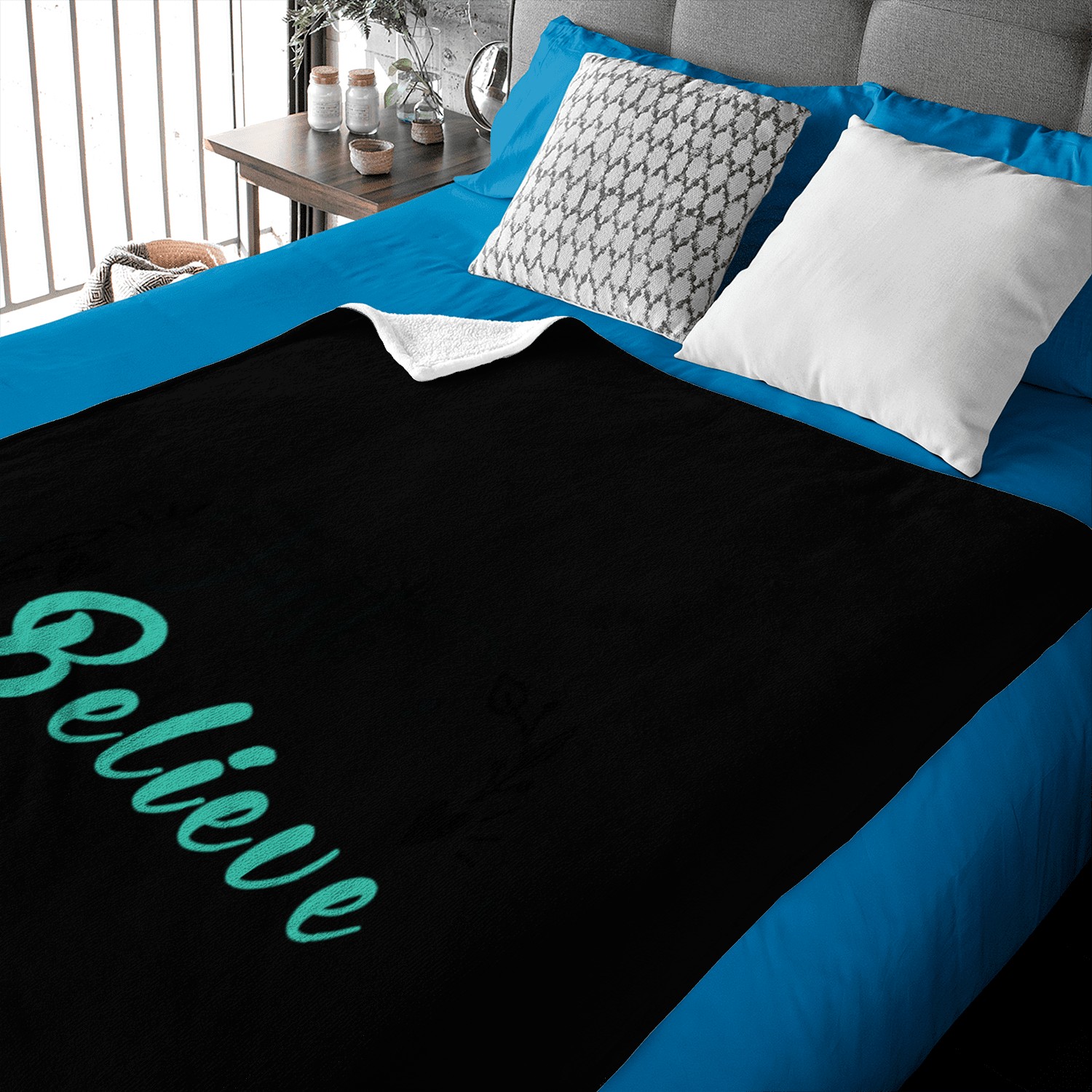 Just Believe OriginalBlue Baby Blankets