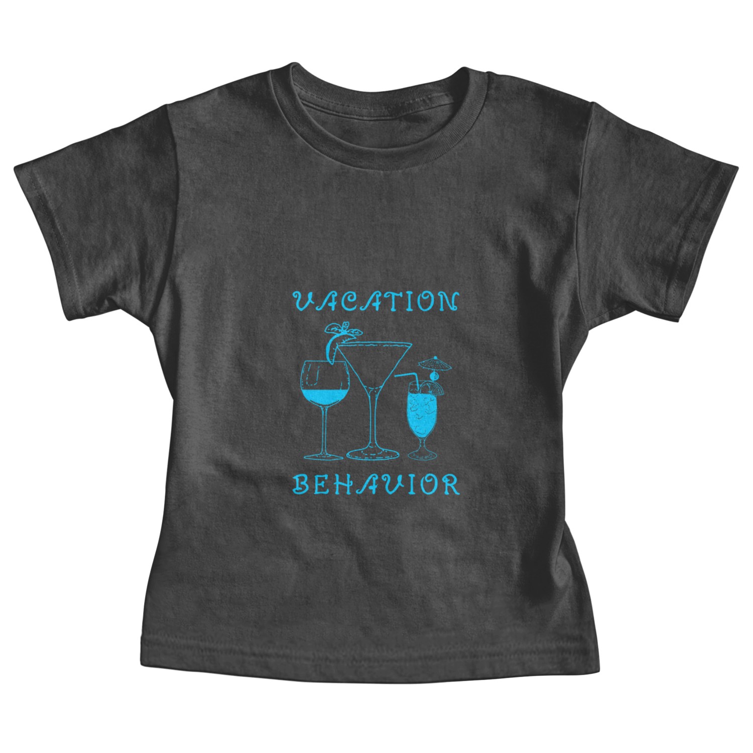 Vacation behavior (pd142) Baby Tees