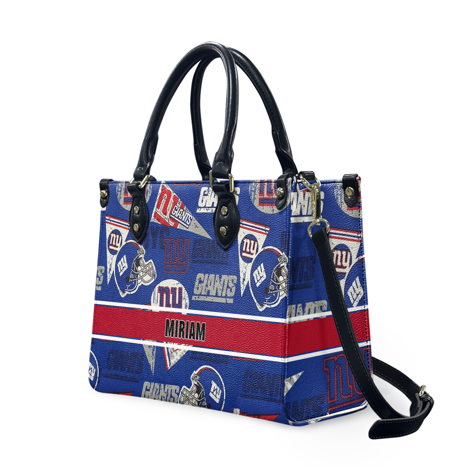 Personalized New York Football Team NY Giantss Leather Handbag Gift