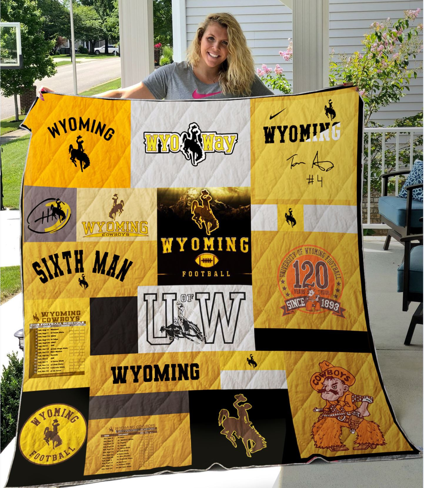 Wyoming Cowboys Quilt