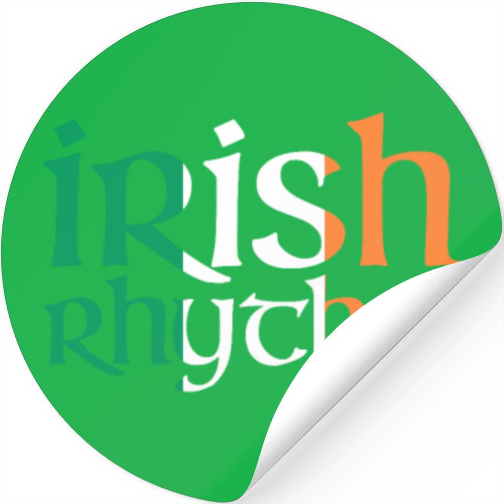 Irish Rhythm - Irish Flag - Irish Dance Stickers